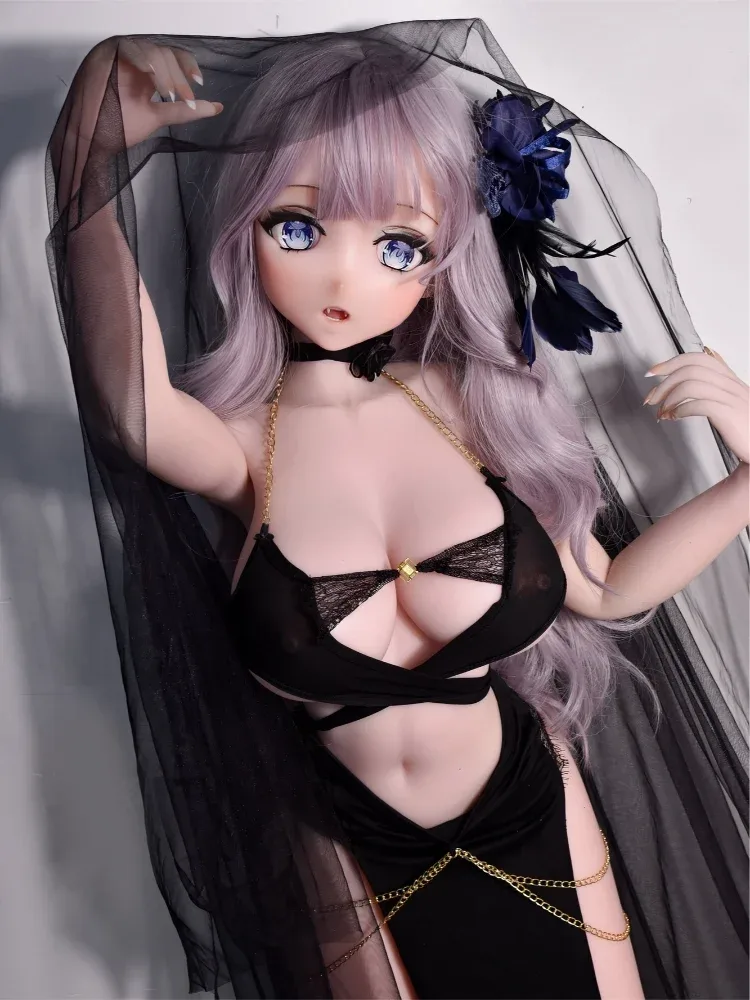 F7655-150cm\/5ft-27.5kg Anime Hentai Silicone Head Life Sized Sex dolls | Elsa Babe