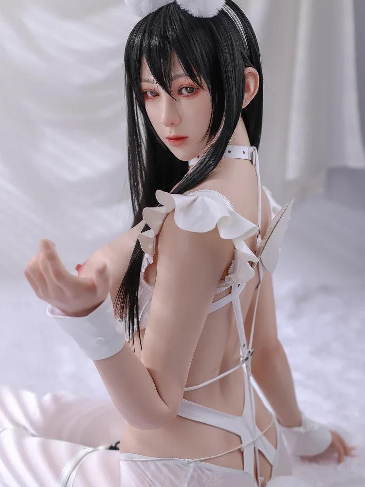 F2371—160cm\/5ft2 31kg E Cup Ann Black Hair Asian Silicone Sex Doll|Jiusheng Doll view 7