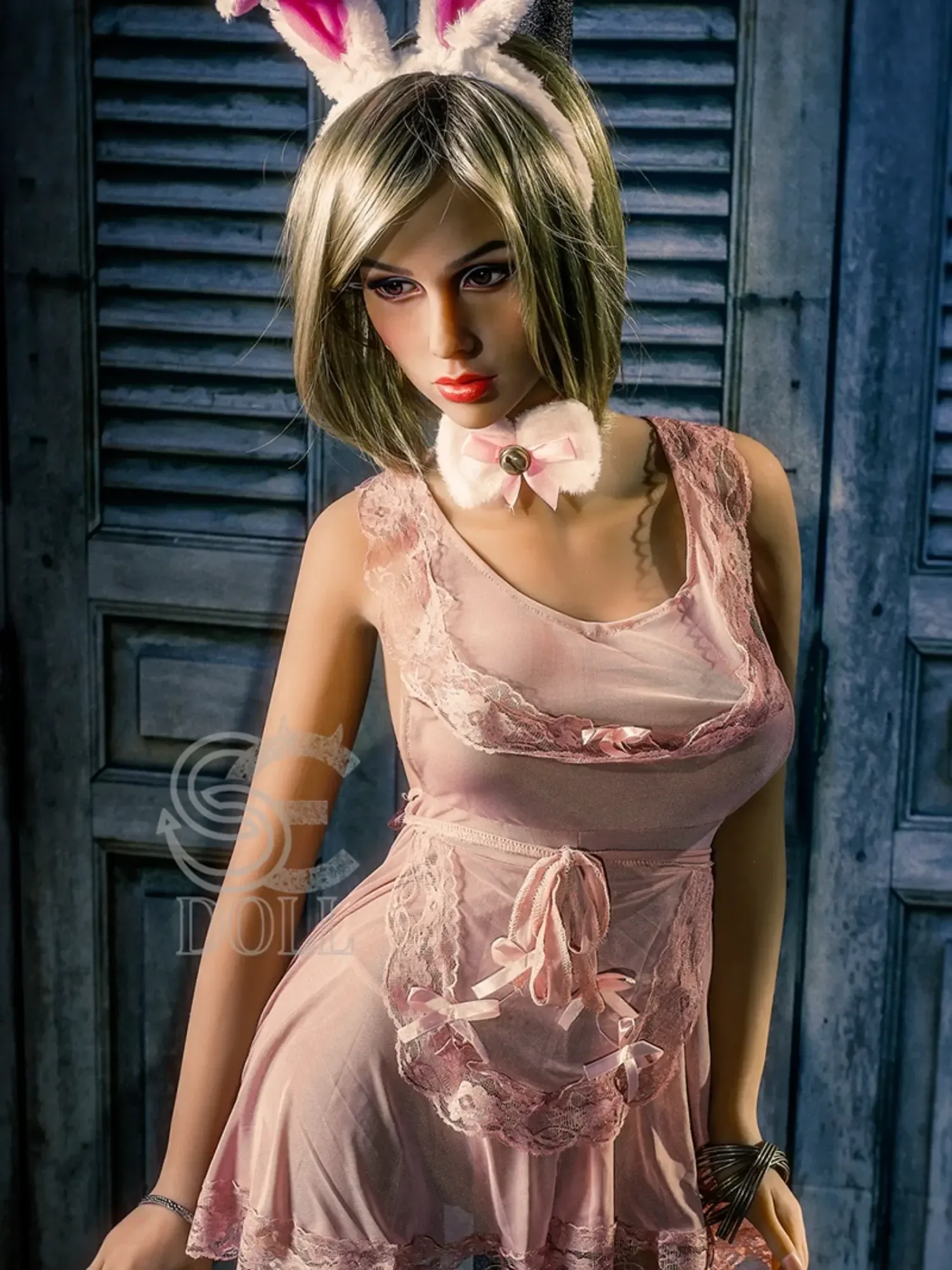 F3734-163cm(5.3ft)-37kg Fleta E Cup TPE Blonde European Sleepwear Seduction Adult Woman Sex Doll｜SE Doll view 3
