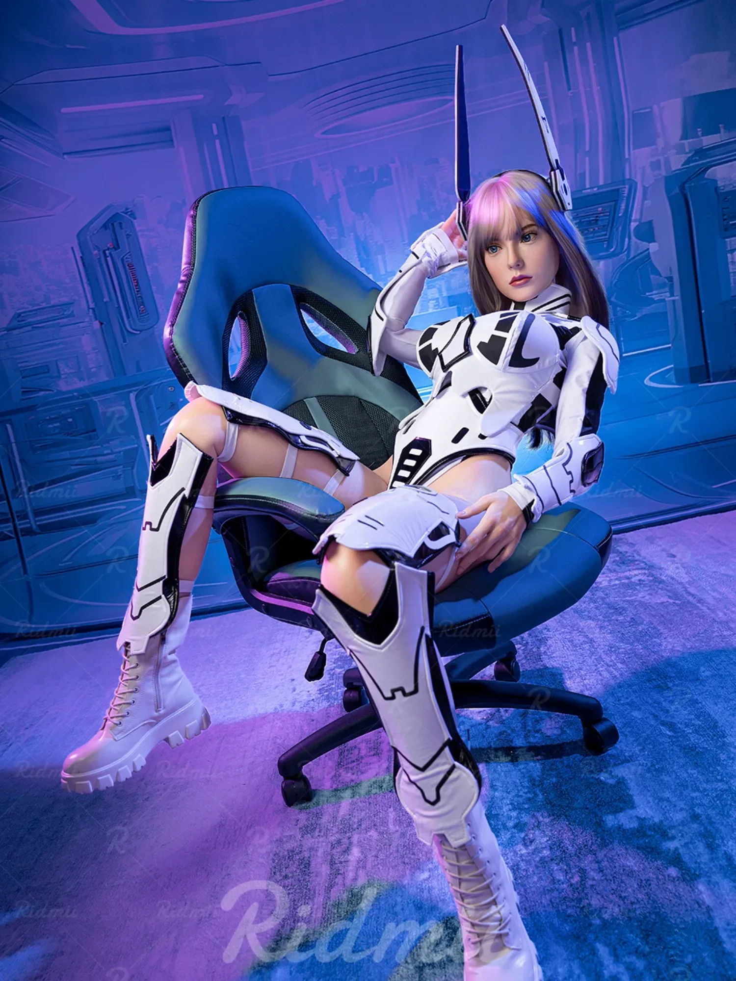 F9127-163cm\/40kg Silicone Head TPE Body Full Size Adult Sex Bot | Ridmii view 9
