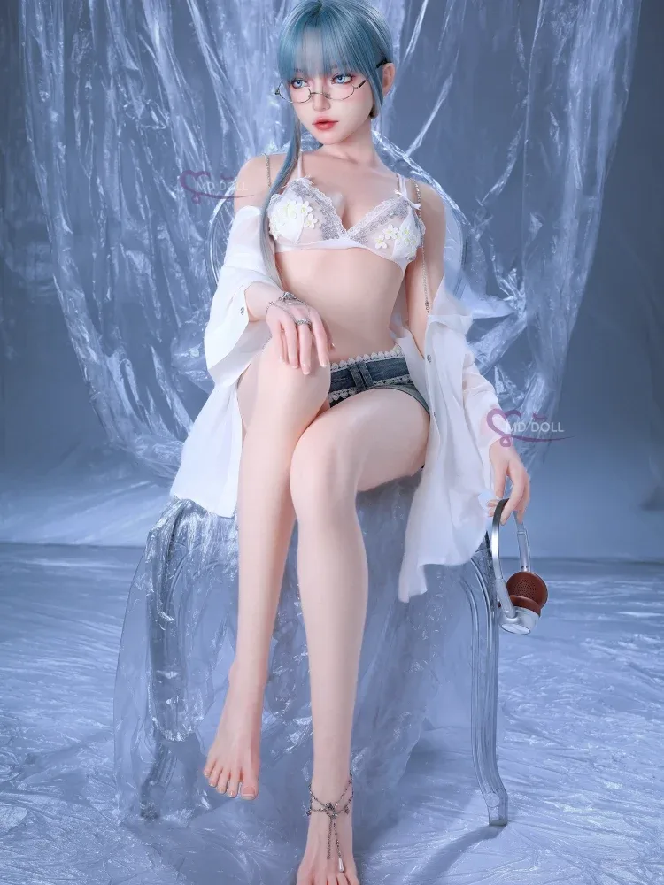 F725-159cm\/5ft22-27kg A Cup Small Breasts Silicone Sex Doll with Realistic Skin Texture | MD Doll view 3