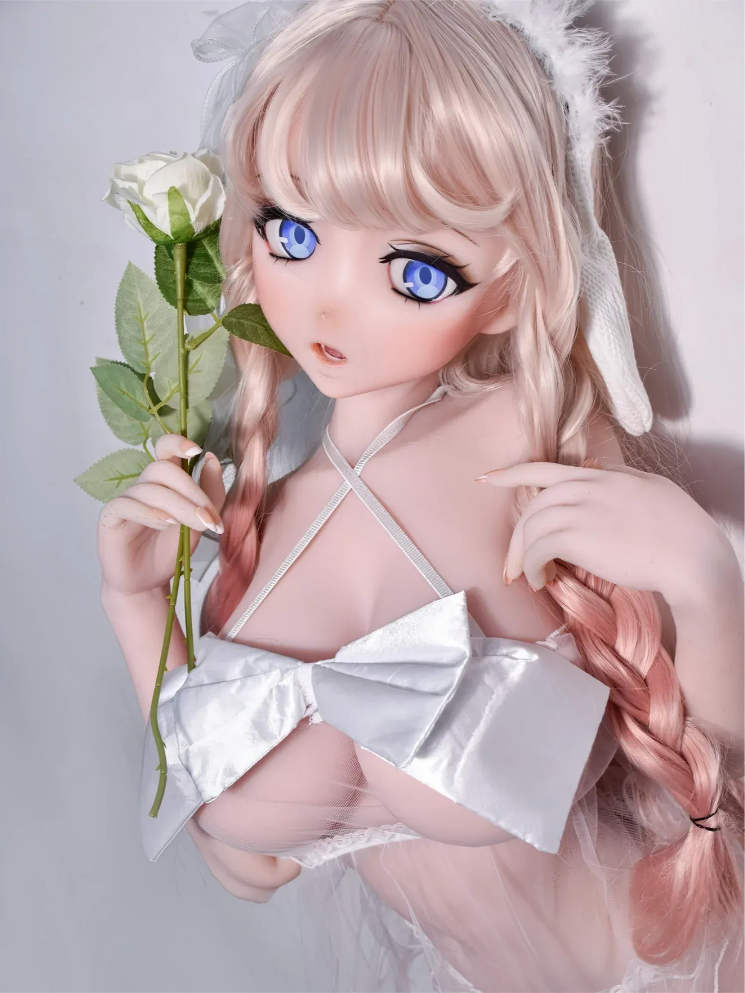F9276-150cm\/5ft-27.5kg Silicone Head Anime naked doll | Elsa Babe view 4