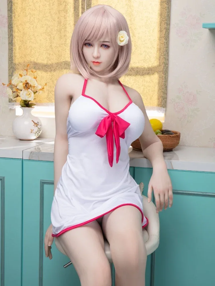 F5114-170cm\/5ft6 D Cup Emi Asian Blond Short TPE Sexy Sex Doll|JX Doll view 6