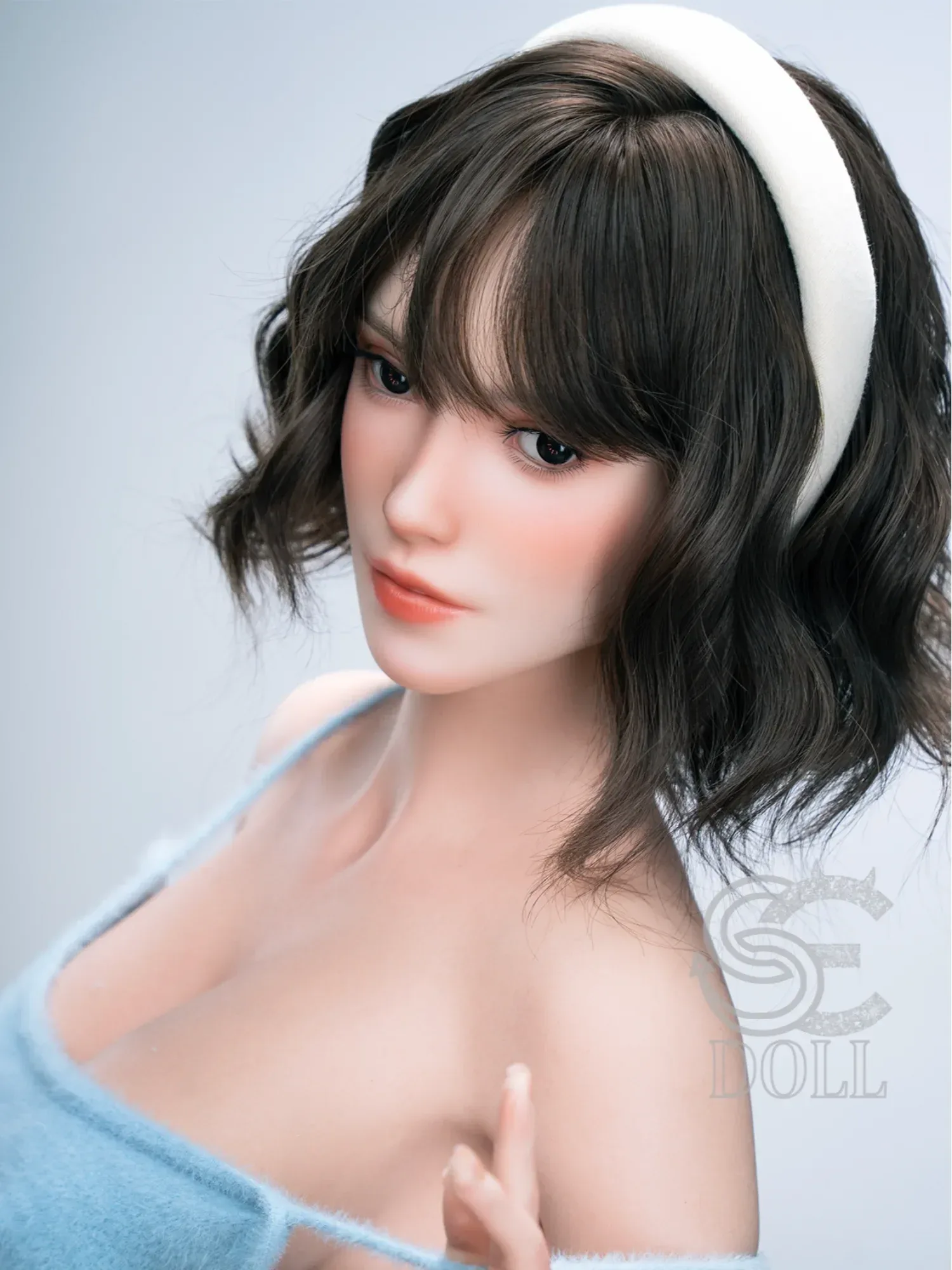 F4877-T161cm(5.3ft)-34kg Sylvia.A E Cup Silicone Asian Chinese Sex Doll|SE Doll view 10