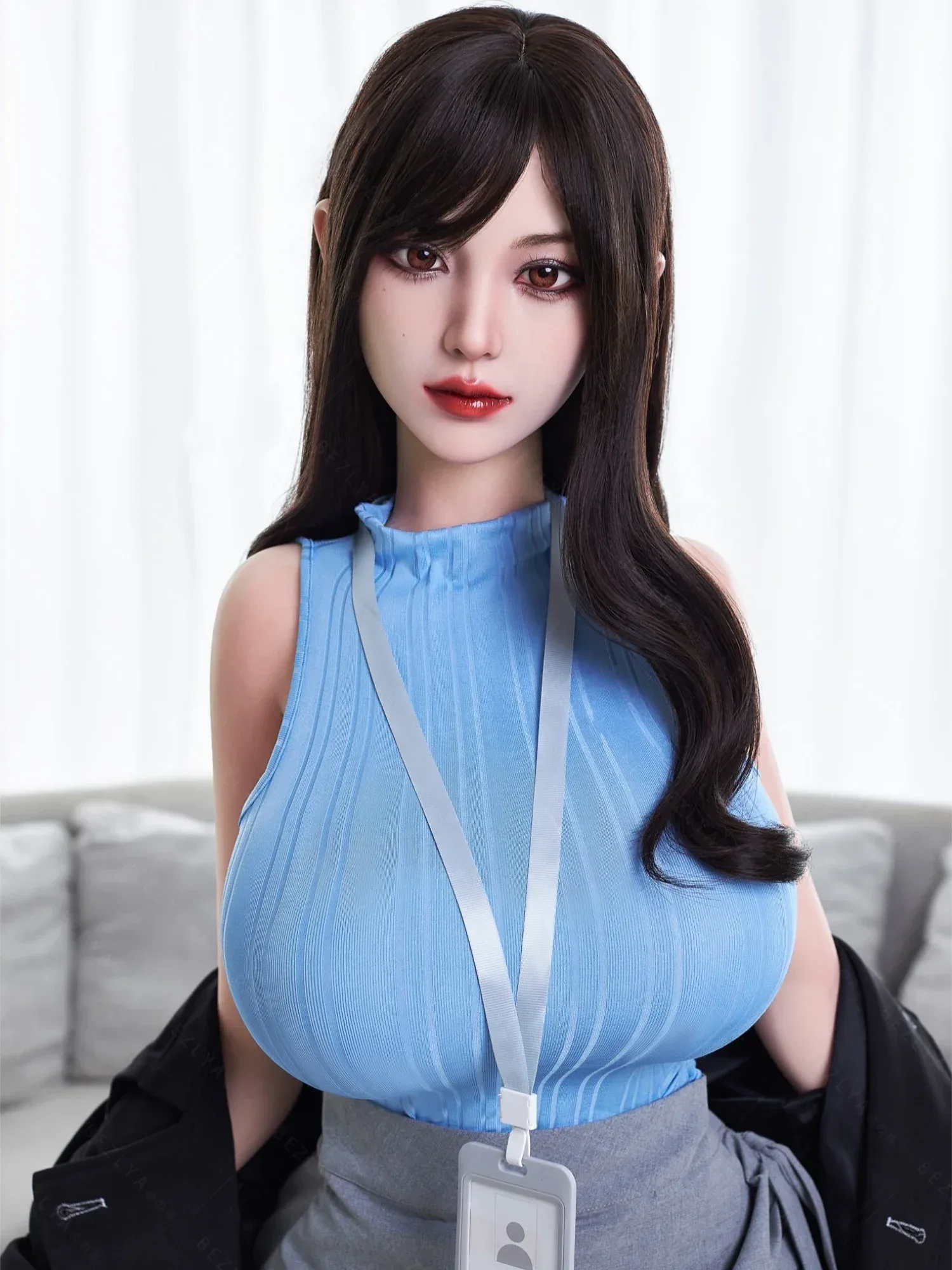 F7117-161cm(5.28ft)-32.8kg 2.2 I Cup Asian Real Silicone Japanese Office Lady Sex Doll – Professional Attire Love Doll｜AITIA Doll view 9