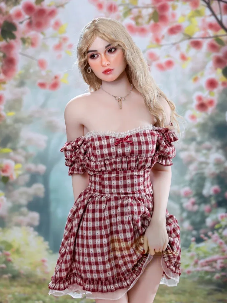 F2356-162cm(5.3ft)\/42.5kg A Cup Human Skin Texture Silicone Head TPE Sex Doll|Irontech Doll view 7