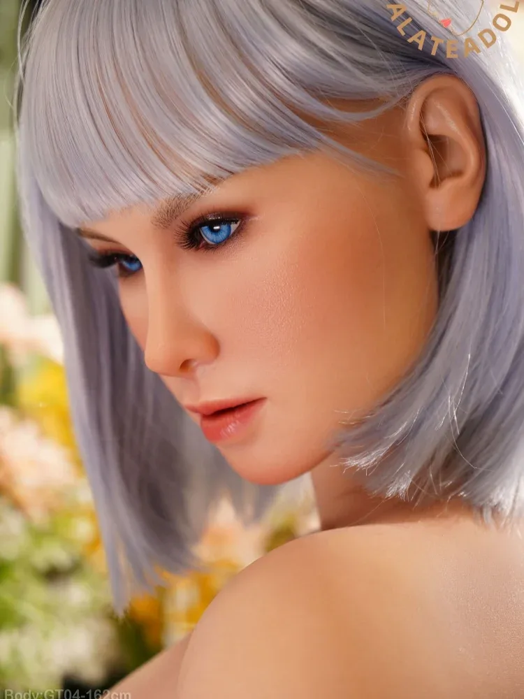 F5154-162cm D Cup Blue Hair ROS Silicone Sex Doll | Galatea doll view 10