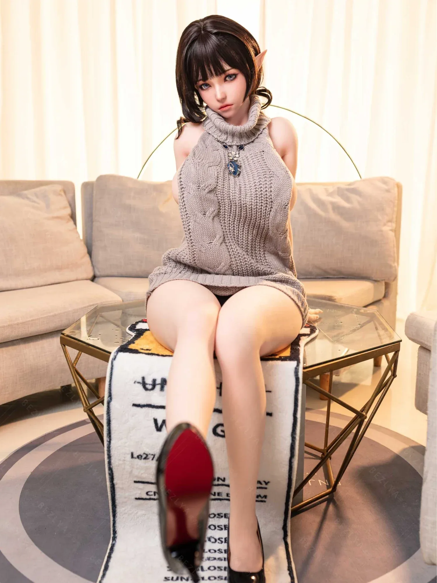 F7159-155Mcm(5.1ft)-40kg 2.0 G Cup Asian Robot Anime Silicone Head Chinese Sex Doll|Bezlya Doll view 2