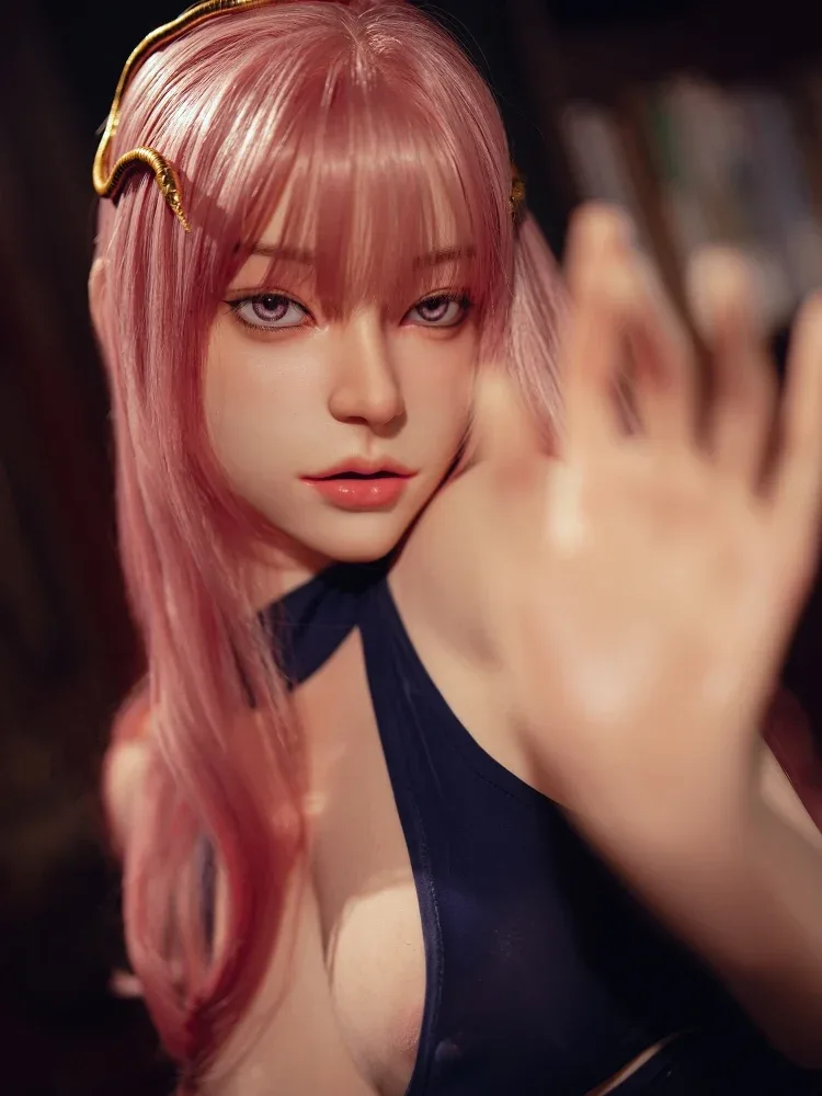 F7627-164cm(5.4ft) 36kg D Cup Silicone Body+Movable Jaw Head Sex Doll丨SY Doll view 8