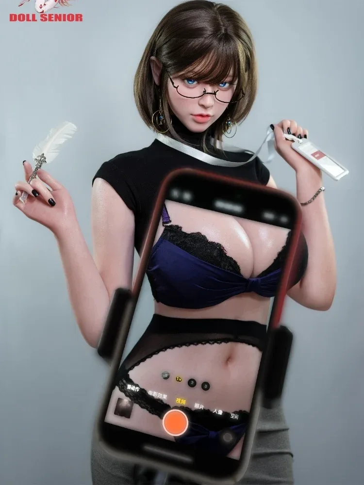 F7658- 170cm(5ft7)-43kg G Cup Silicone ROS Gel Breast Huge Tits Sex Doll Full Size丨Doll senior view 4