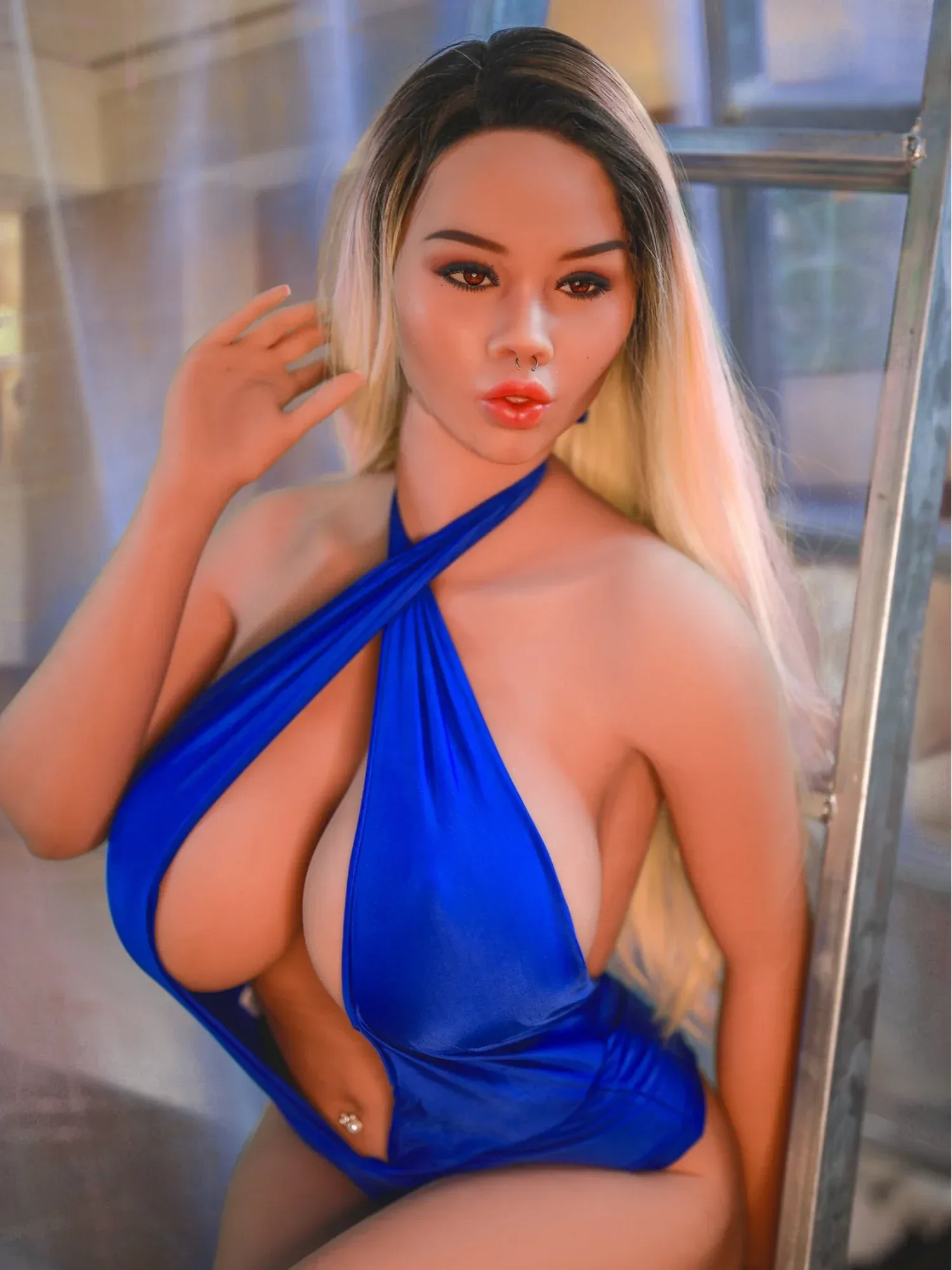 F3372-171cm\/5ft7(44kg) H Cup TPE Sexy Woman Latina Large Breast Sex Doll | YL Doll view 6