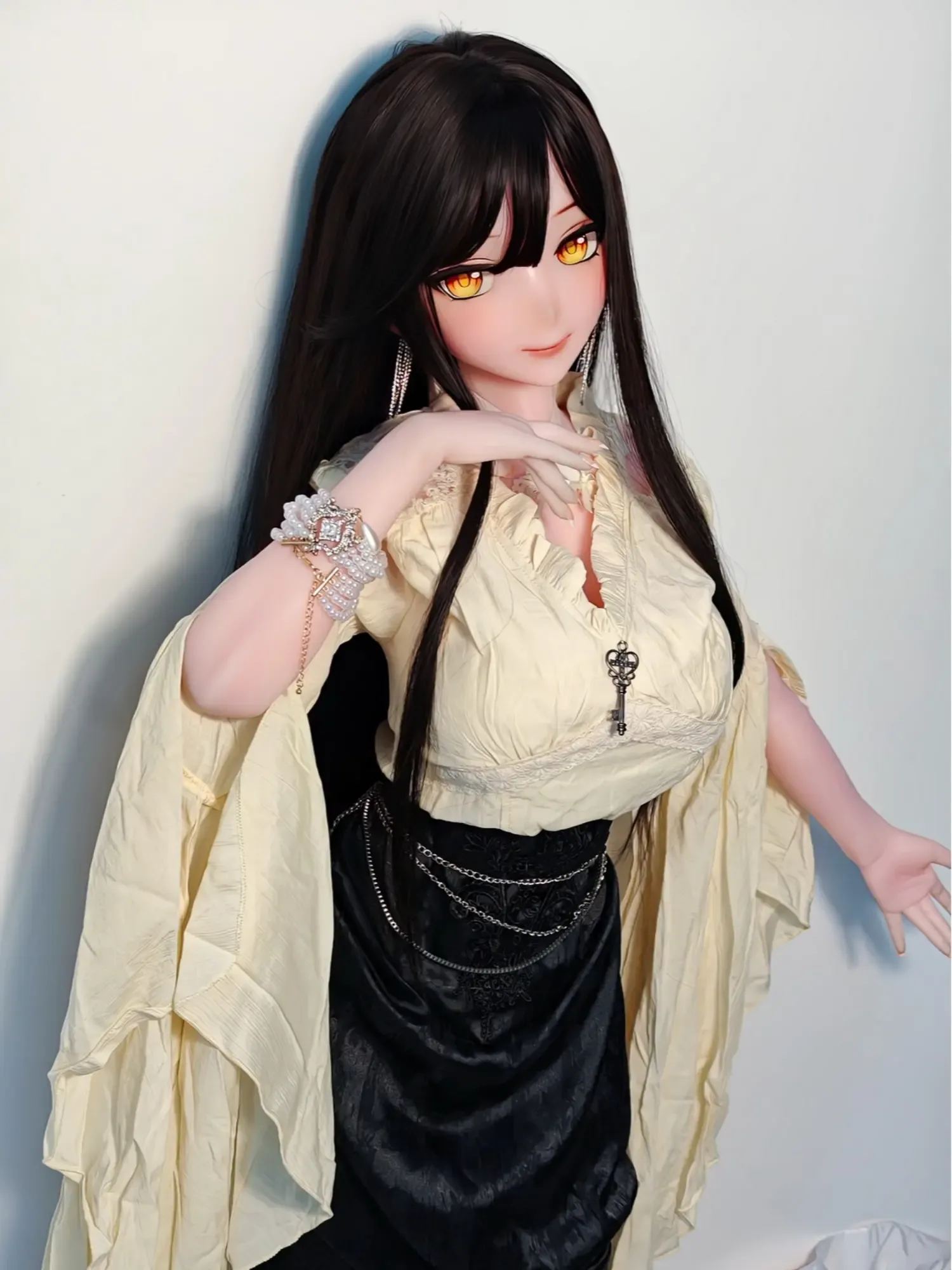 F8500-150cm\/5ft-27.5kg Silicone Head Anime Life Sized Sex Hentai doll | Elsa Babe view 10