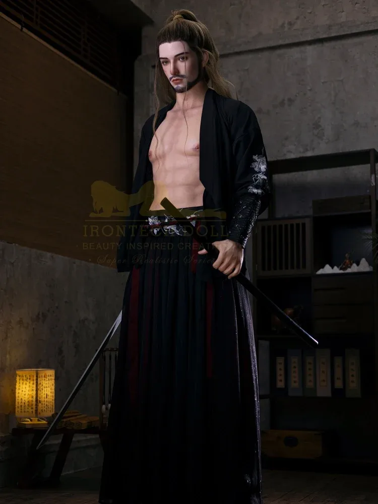 F2377-176cm\/5ft9-40kg Silicone Kung Fu Hero Lifelike Male Sex Doll | Irontech Doll view 8