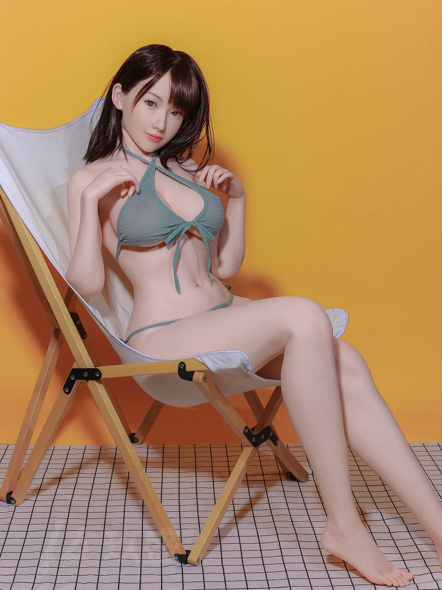 F4640—152cm\/4ft11-30.6kg Eimi E Cup Full Silicone Chinese Sex Doll | Jiusheng Doll view 11