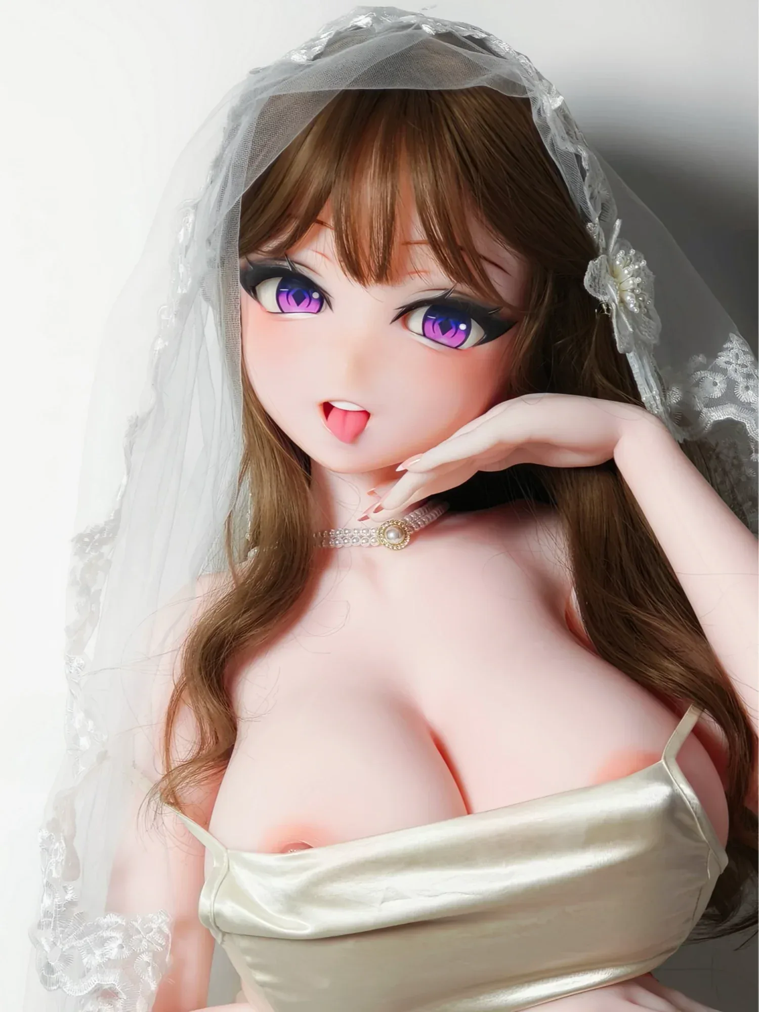 F9419-163cm\/5ft4-39kg Silicone Anime Hentai Female Sex Doll | Elsa Babe view 4