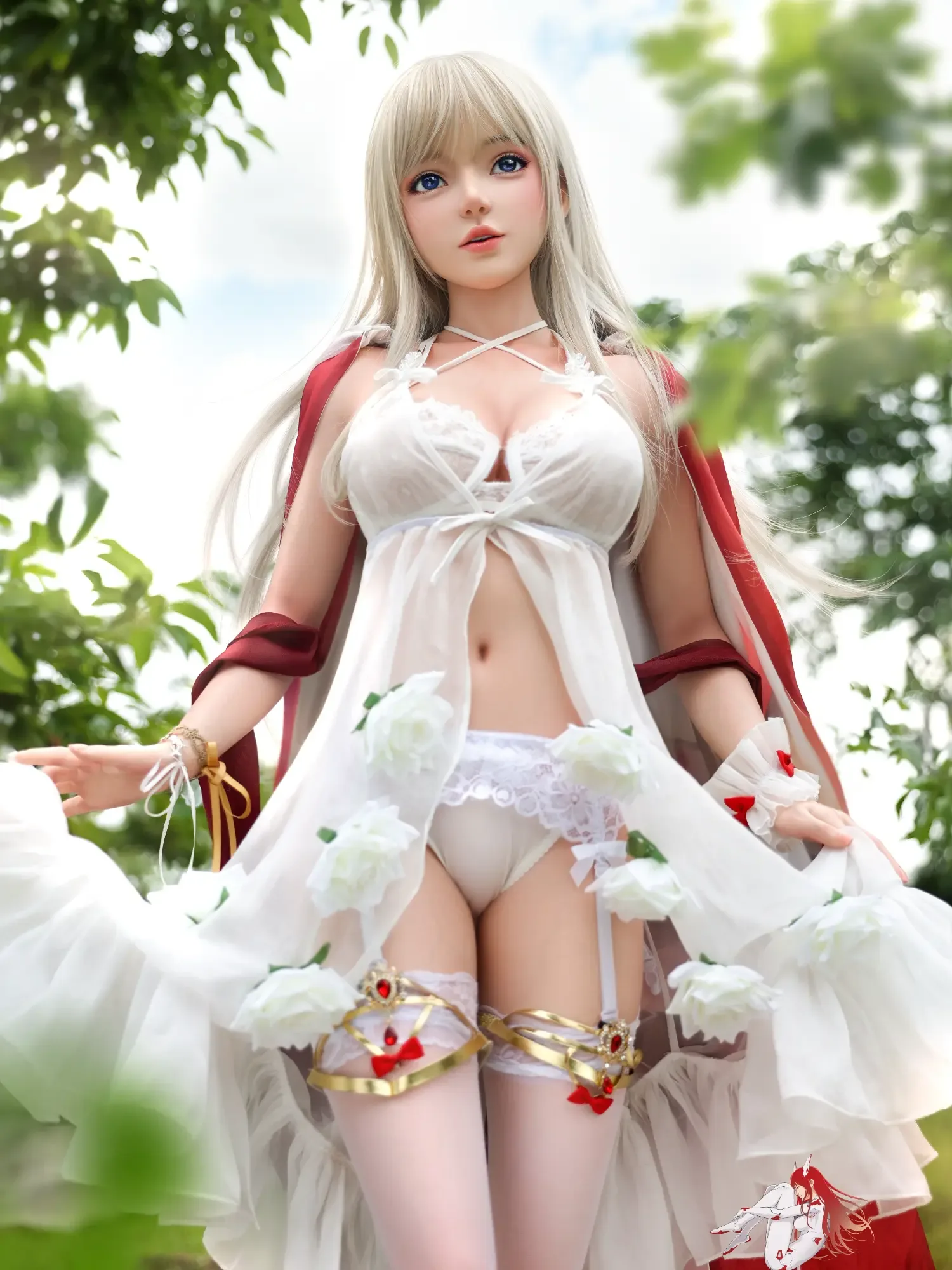 F4847- 150cm(4ft11)-25kg D Cup Silicone ROS Asian Japanese Anime Sex Doll丨Doll senior view 8