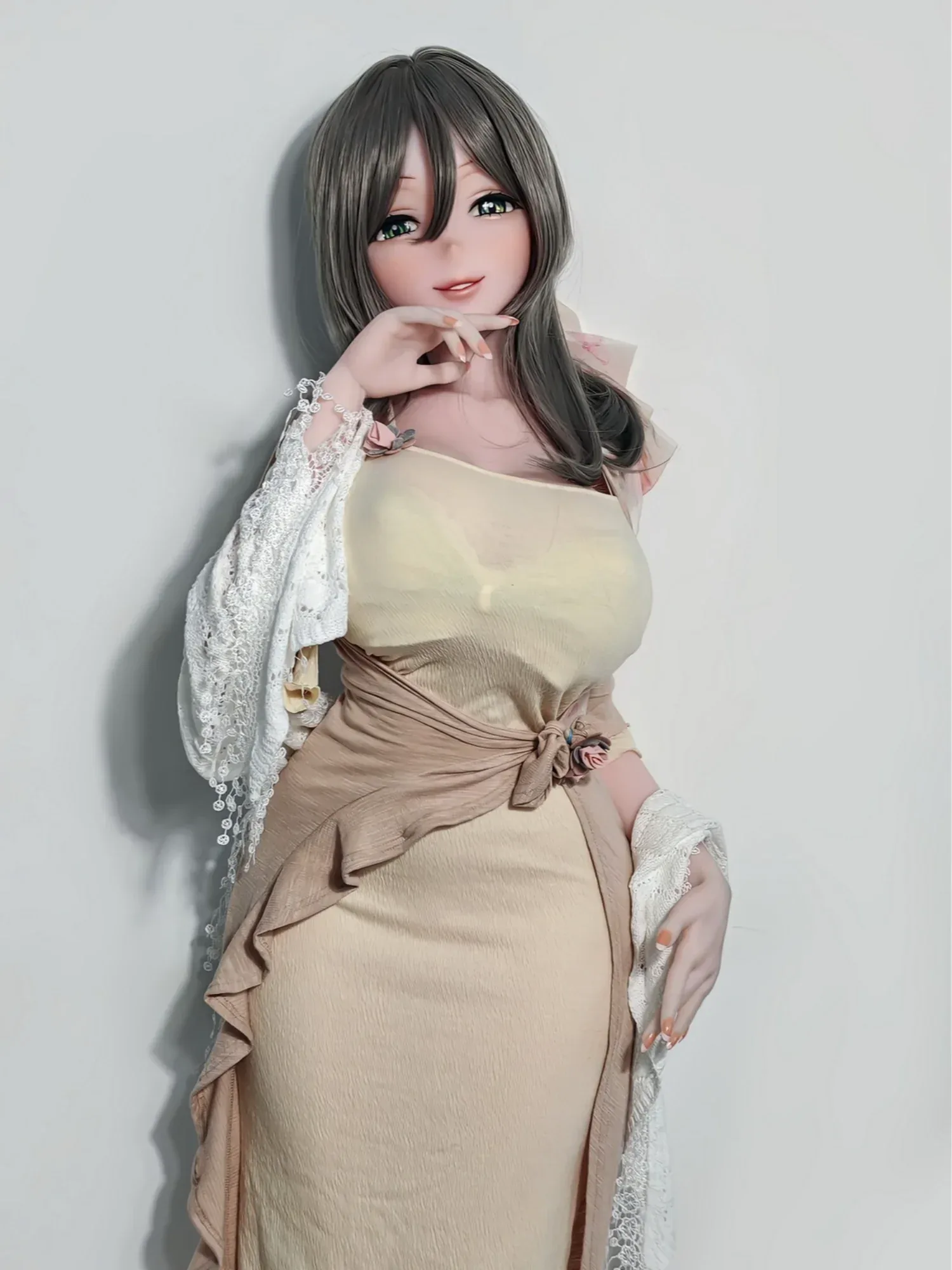 F9320-163cm\/5ft4-39kg Silicone Anime sex doll buy | Elsa Babe view 4