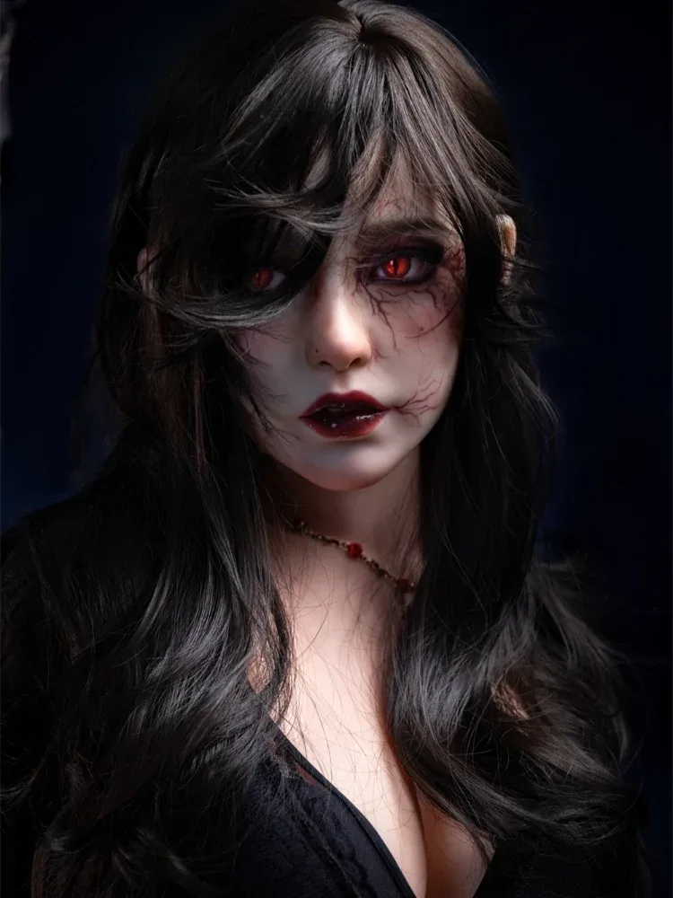 F2389-167cm(5ft5) D Cup S40 Halloween Silicone Sex Doll|Irontech Doll view 2