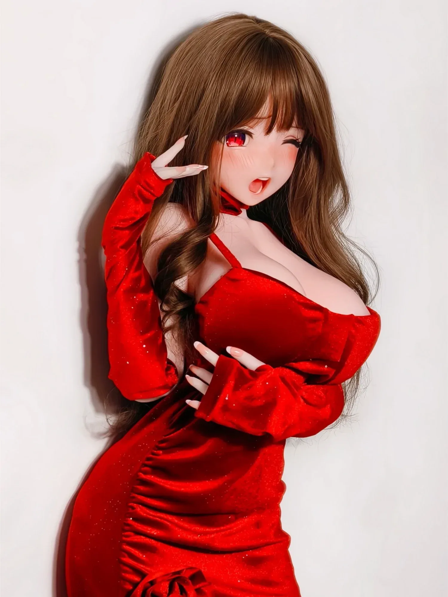 F9307-150cm\/5ft-27.5kg Silicone Head Anime naked doll sex | Elsa Babe view 6