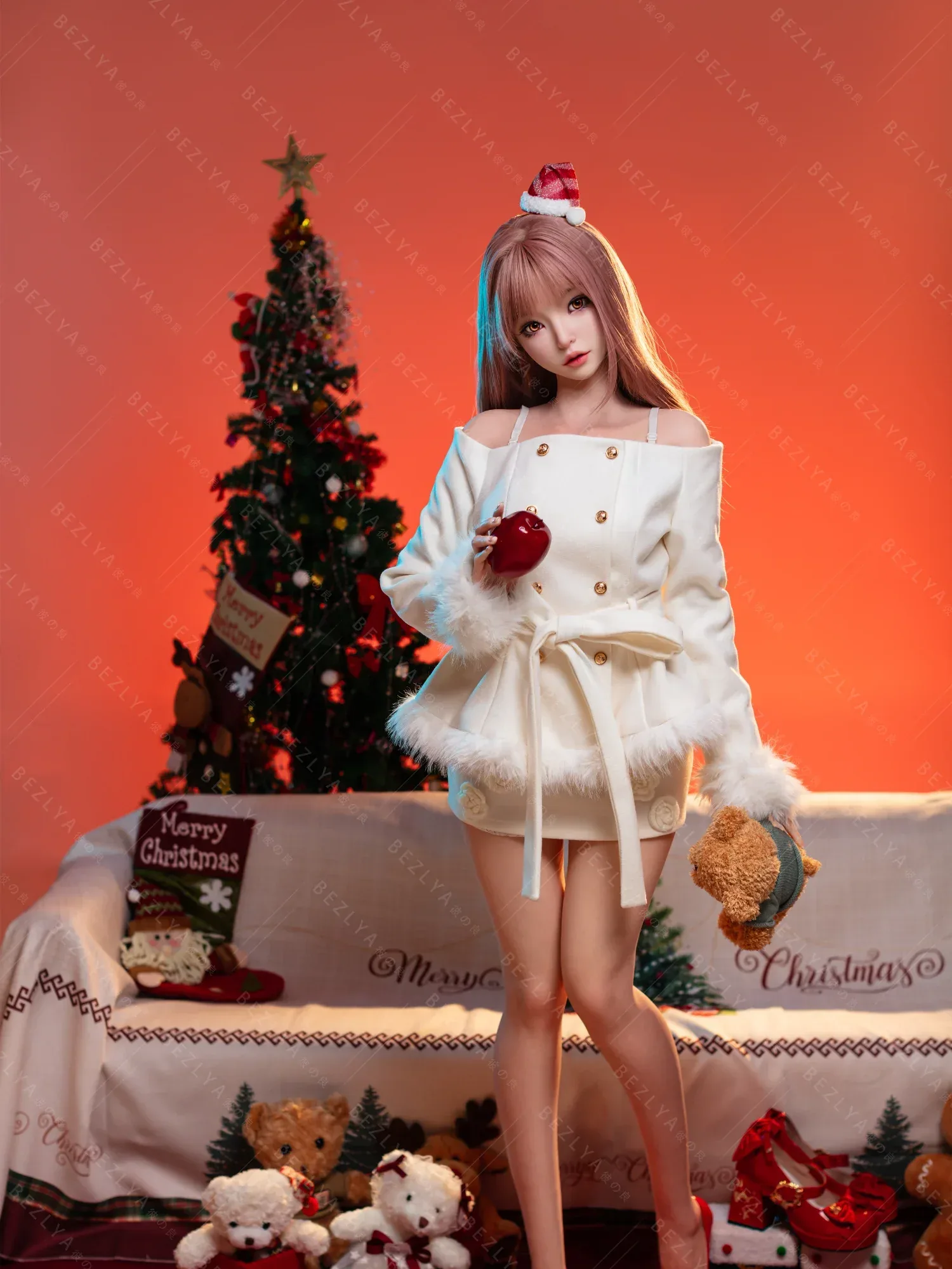 F9294-163Mcm(5.4ft)-35.8kg 2.2cf D Cup Mini ROS Silicone Asian Anime full size sex doll|AITIA Doll view 3
