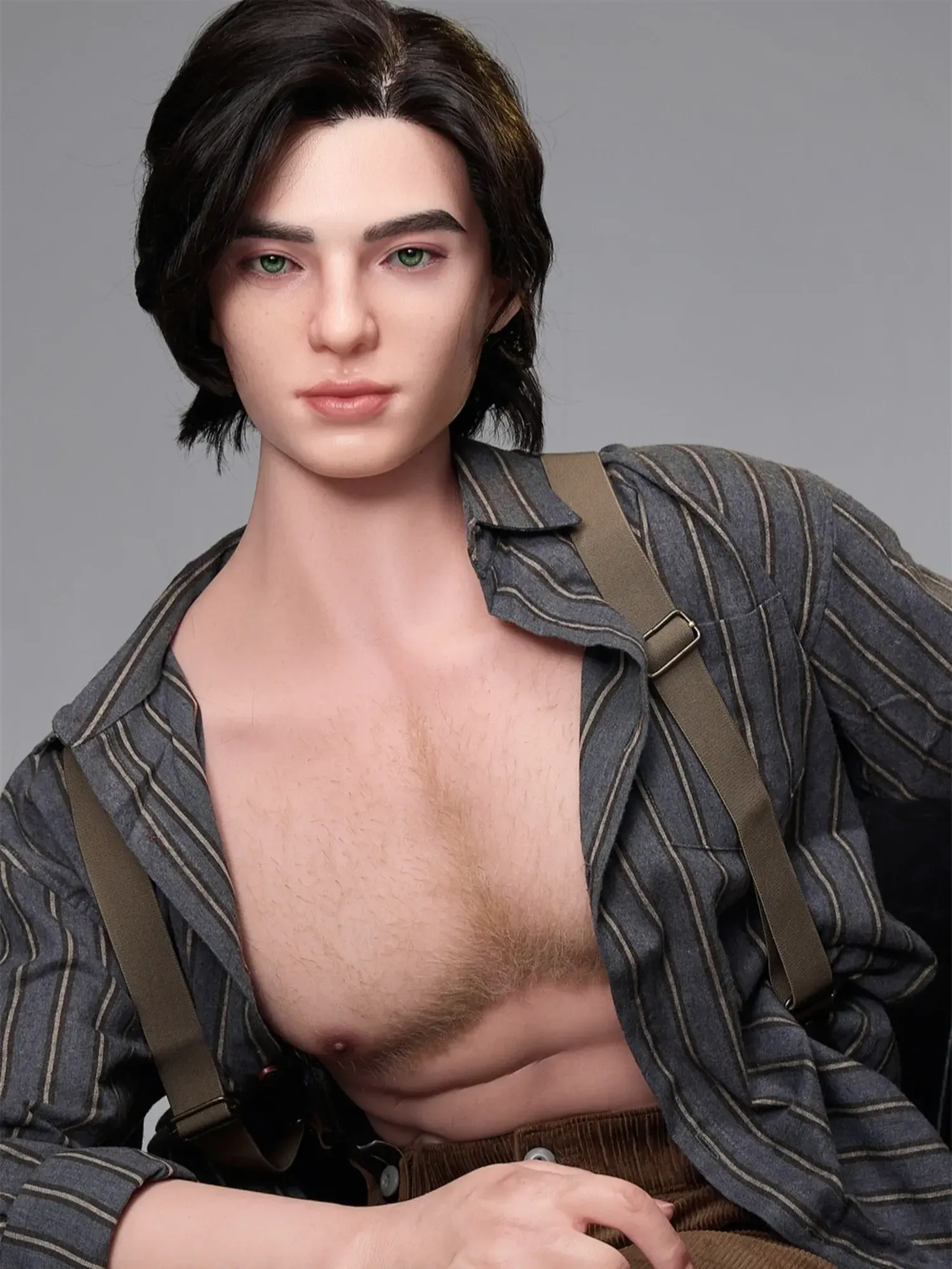 F4579-170cm\/5ft7-38kg Silicone Femboy  toy  masturbator Sex With Male Sex Doll-Irontech Doll view 10