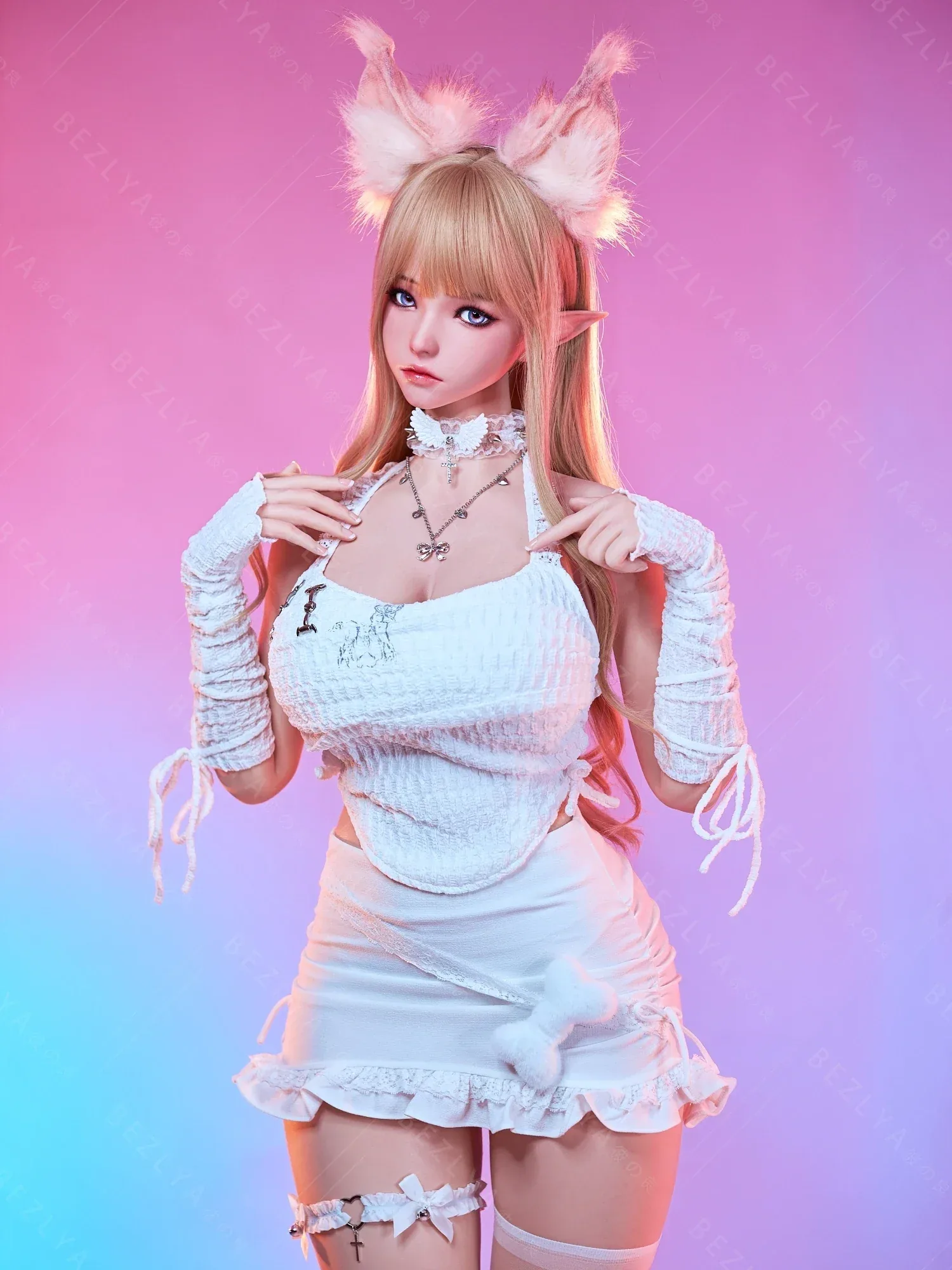 F7154-155Mcm(5.1ft)-38kg 2.2cf E Cup Mini ROS Silicone Asian Anime celebrity Sex Doll|AITIA Doll view 9