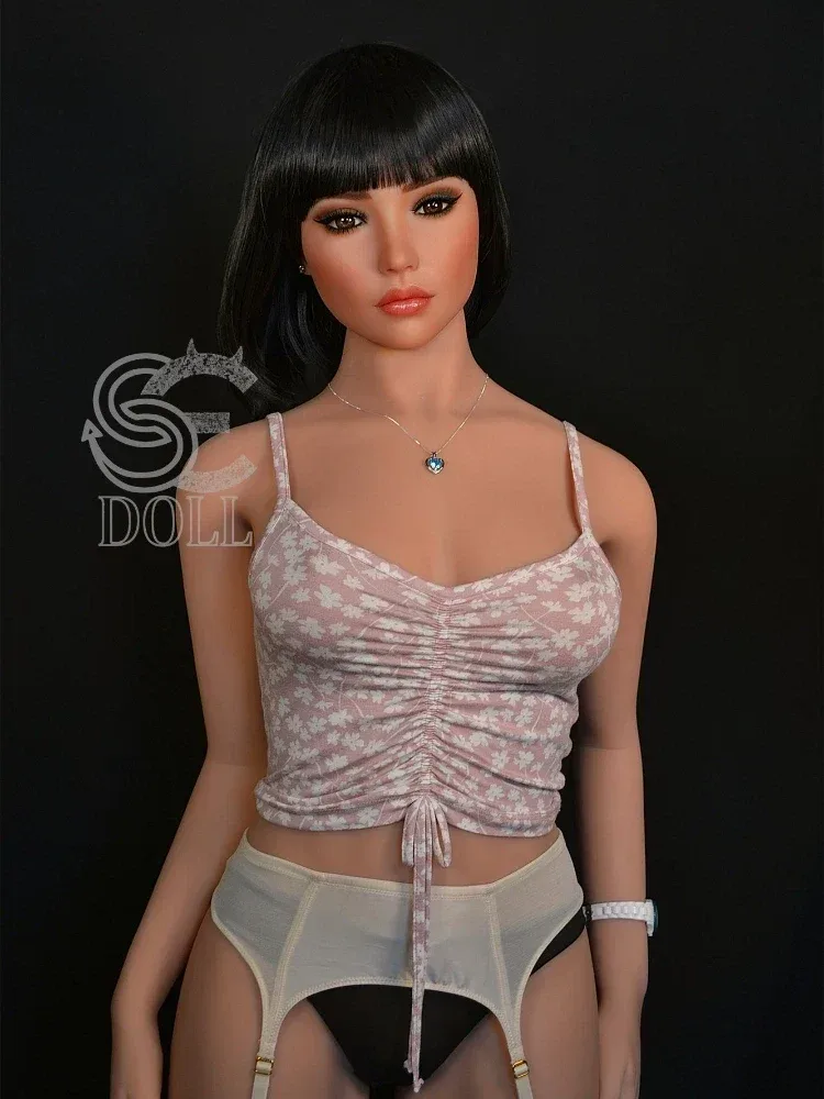 F940-163cm(5.3ft)-37kg Sylvie E Cup TPE Brunette Latina Mature Woman Sex Doll|SE Doll view 3
