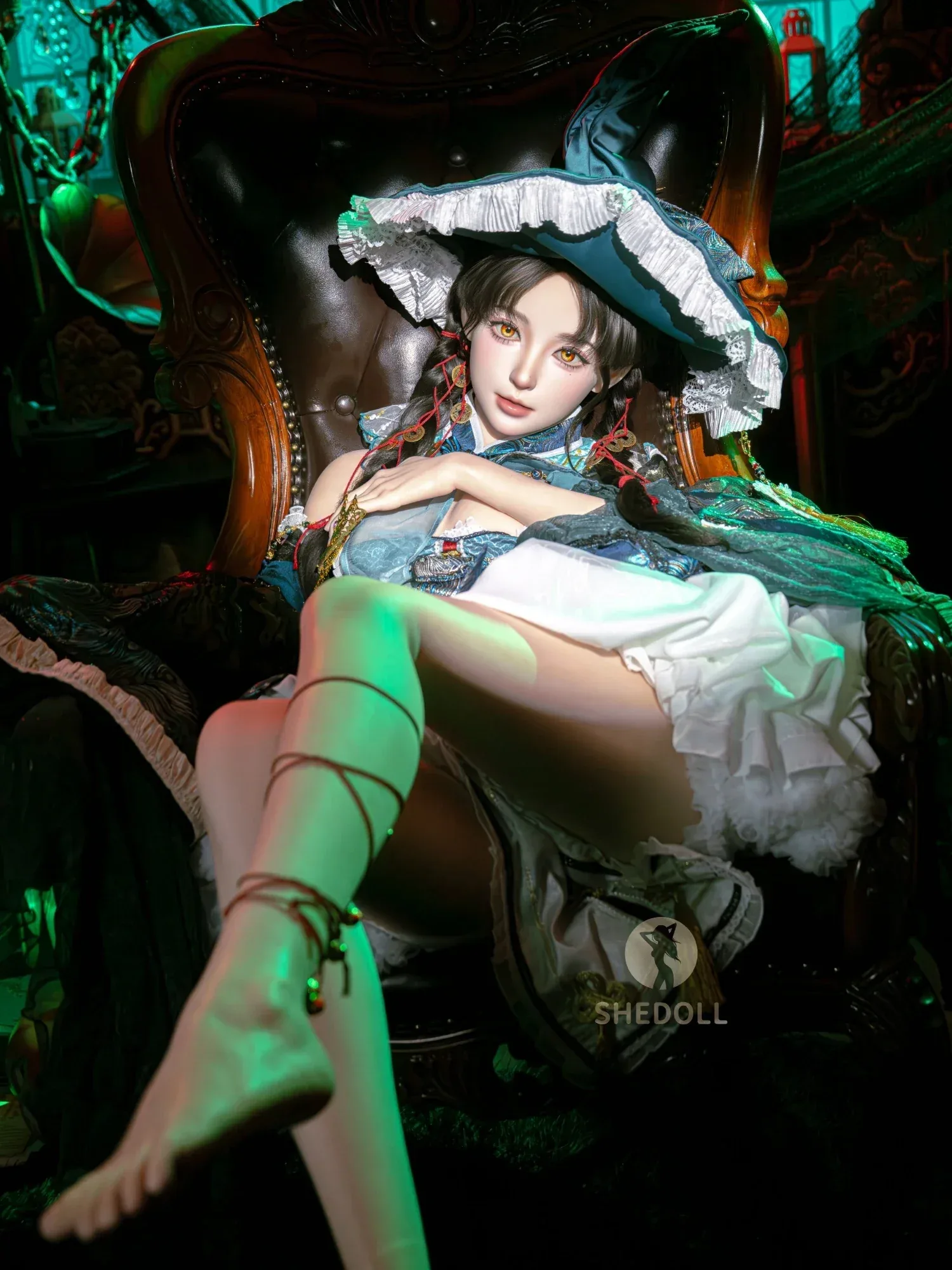 F6205—160cm\/5.3ft-43kg C Cup Asian ROS Silicone Sex Doll Halloween - SHEDOLL view 3