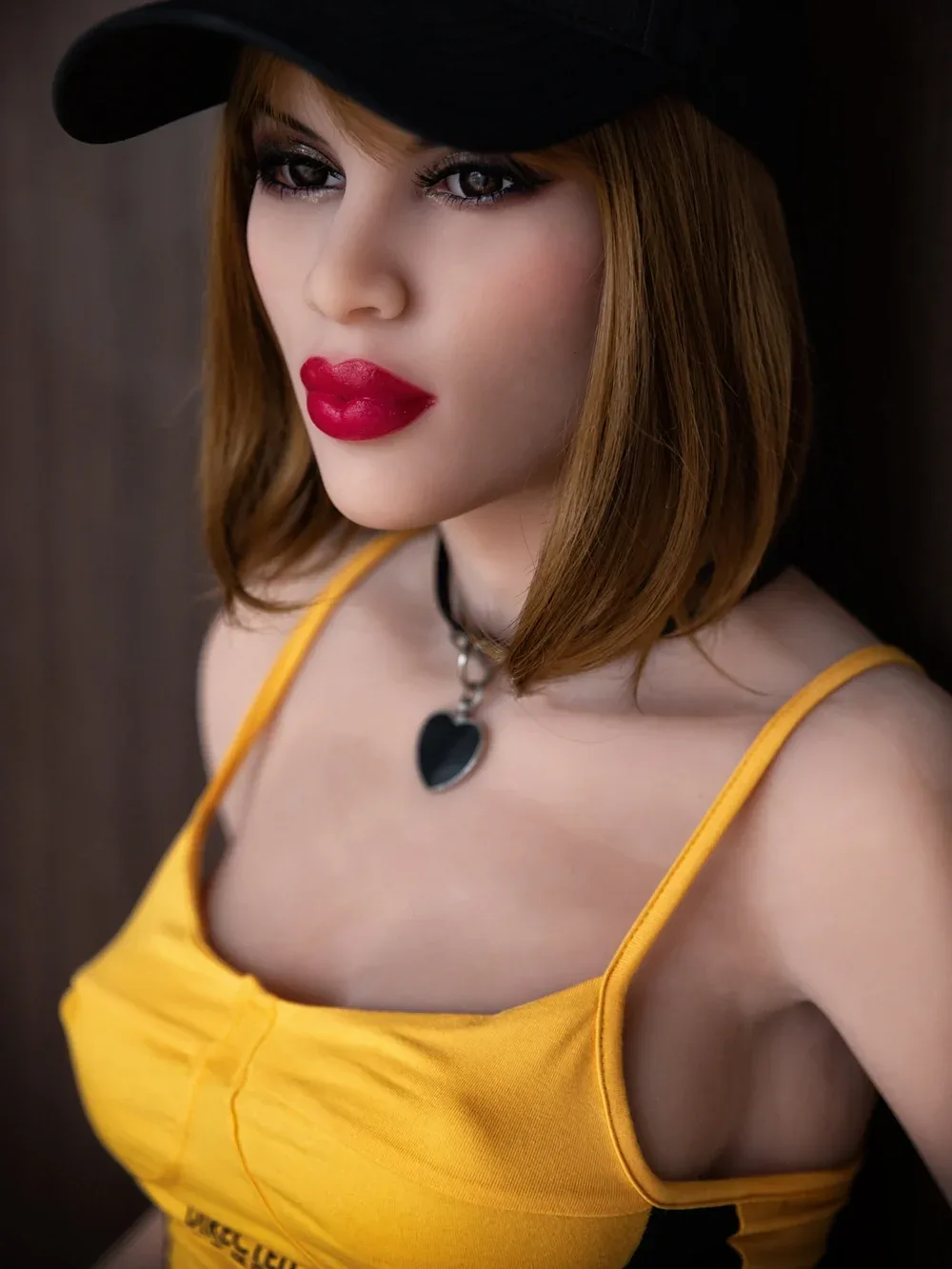 F3821-158cm\/5ft2 B Cup Thick Red Lips TPE Sex Doll | HR Doll view 1