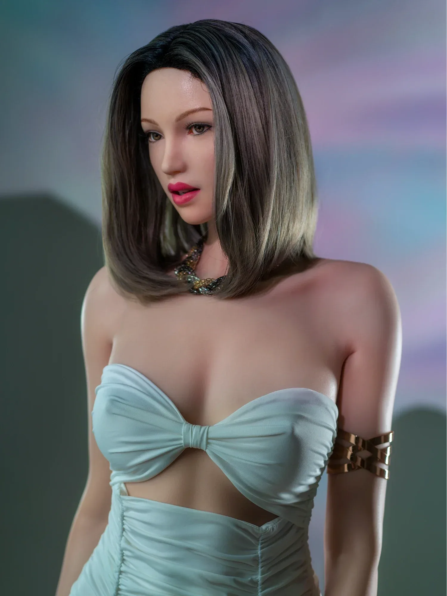 F5669—175cm\/5ft7 E Cup Movable Jaws Silicone Sex Doll (Inspiration) | Zelex Doll view 5