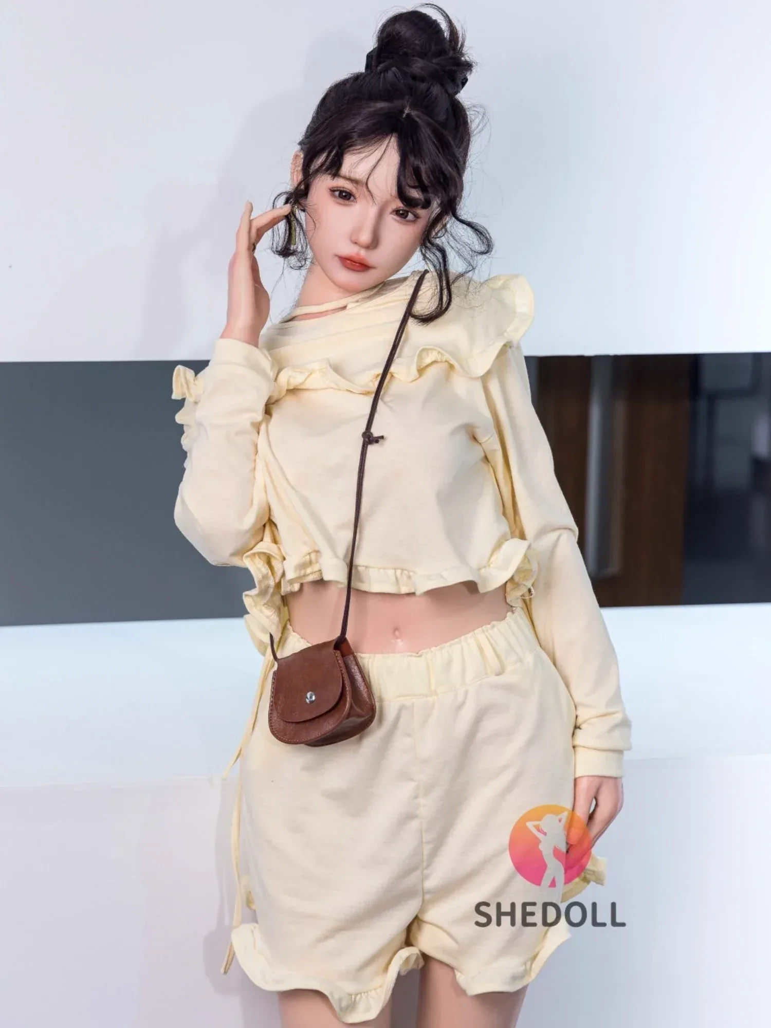 F5895—158cm\/5ft2-47kg C Cup Asian ROS Silicone Sex Doll | SHEDOLL