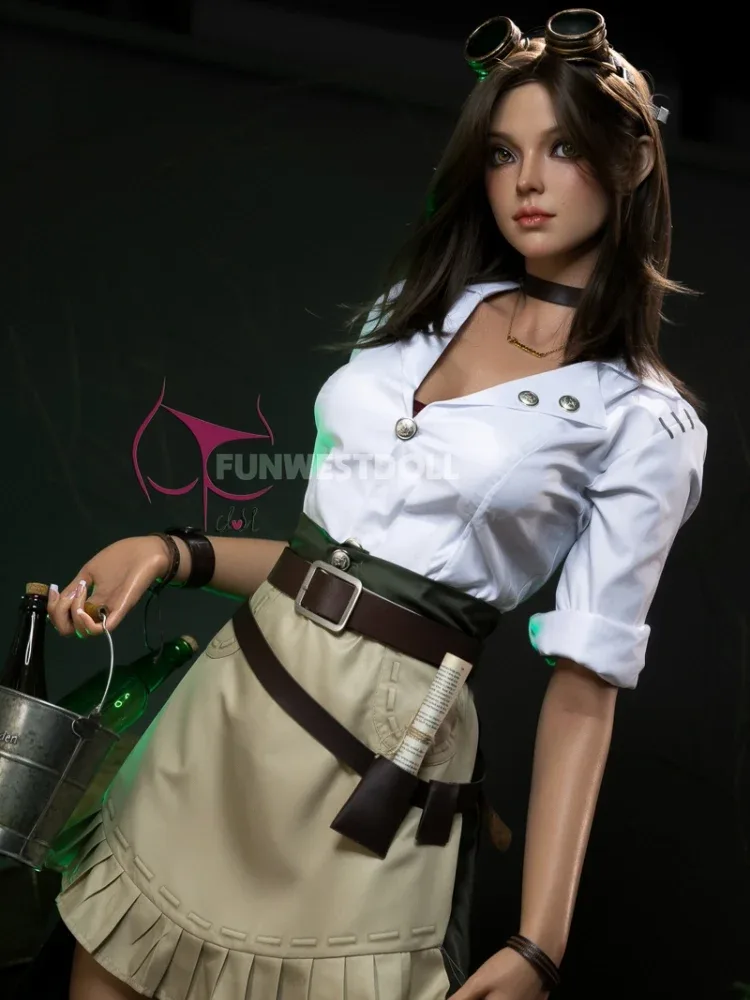 F8612-168cm(5.5ft)-42kg D Cup ROS Head Silicone Full Sex Doll |Fun West Doll view 6