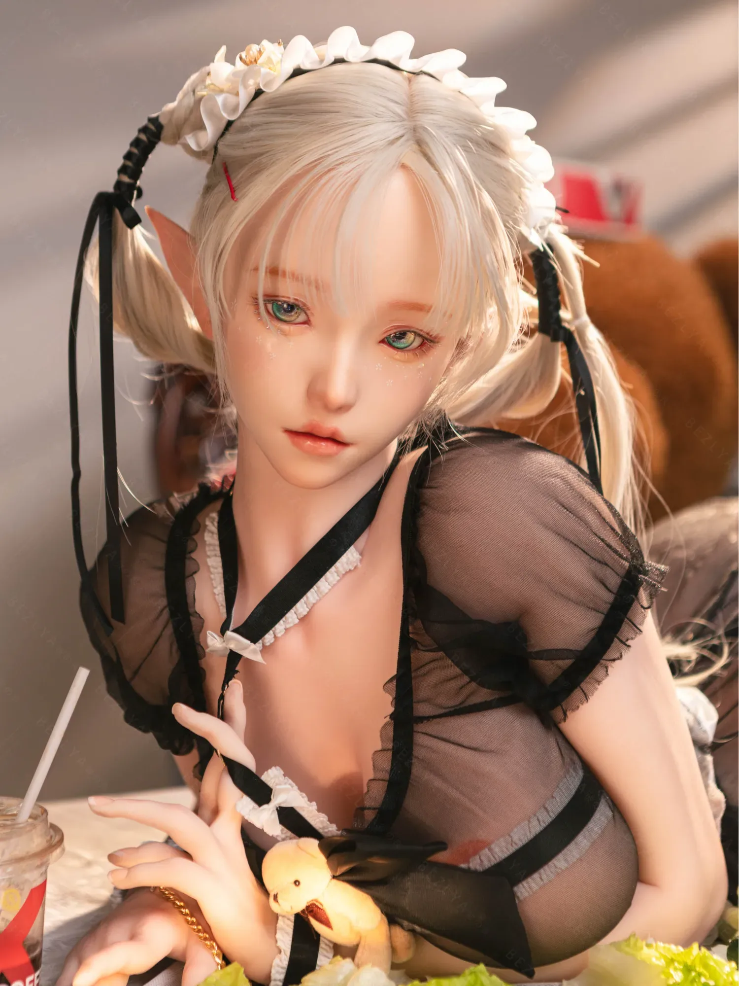 F5932-155Mcm(5.1ft)-40kg 2.0 G Cup Asian Anime Silicone Head Chinese Huge Breast Sex Doll|Bezlya Doll view 4