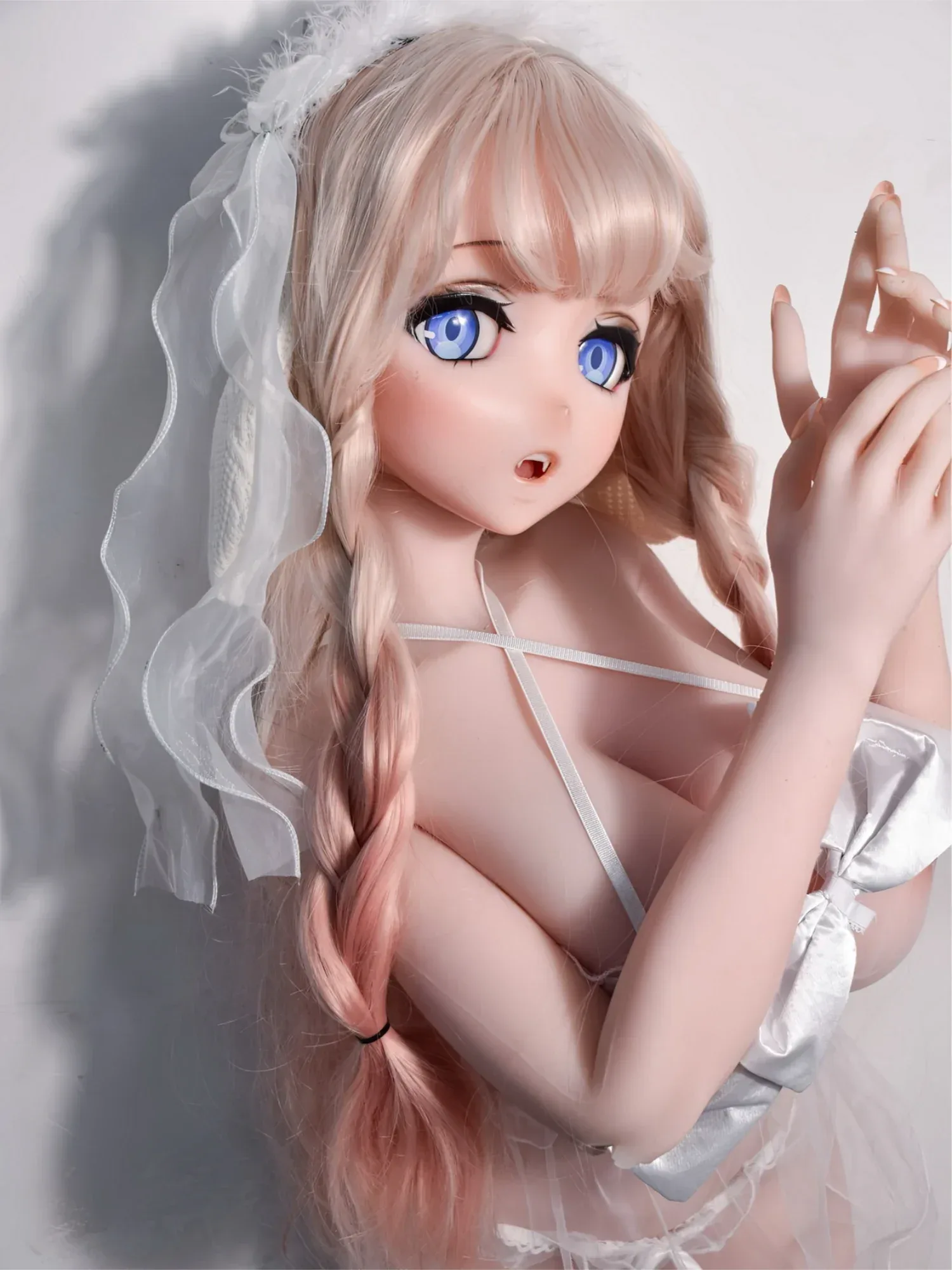 F9276-150cm\/5ft-27.5kg Silicone Head Anime naked doll | Elsa Babe view 3