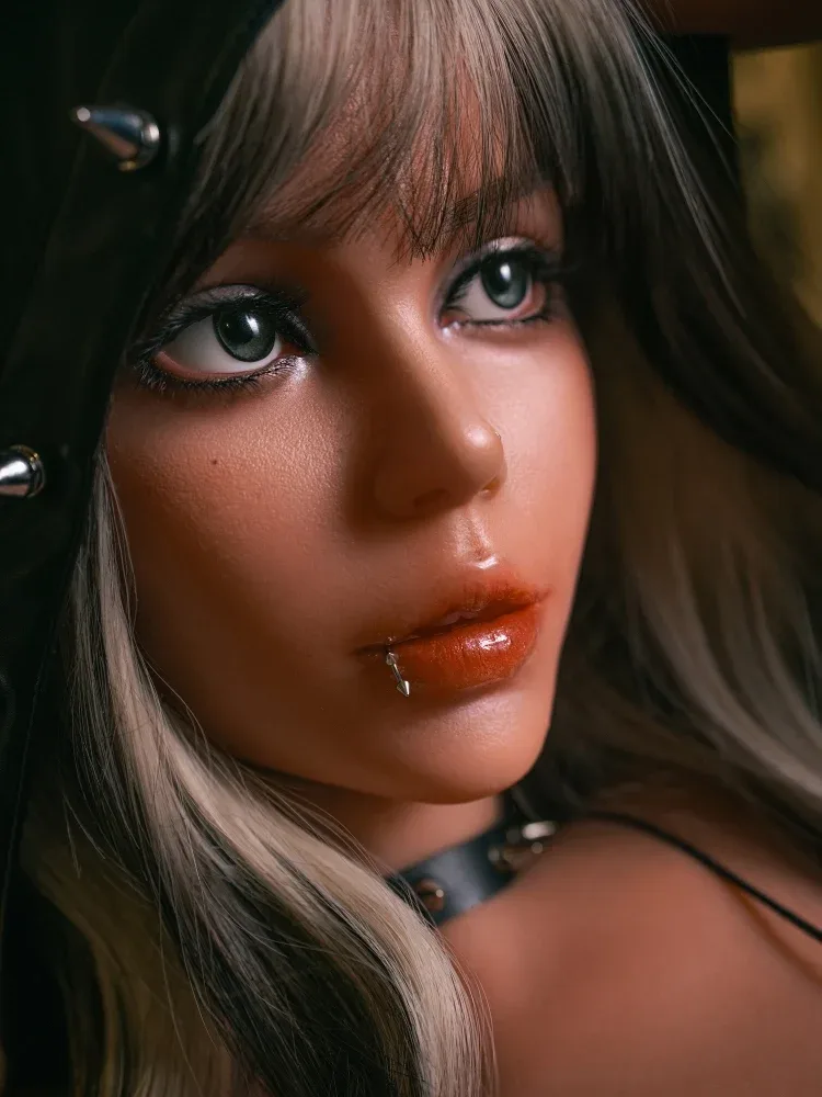 F7606-164cm(5.4ft) 36kg D Cup Realistic Movable Jaw Head+TPE Body Black Sex Doll丨SY Doll view 10