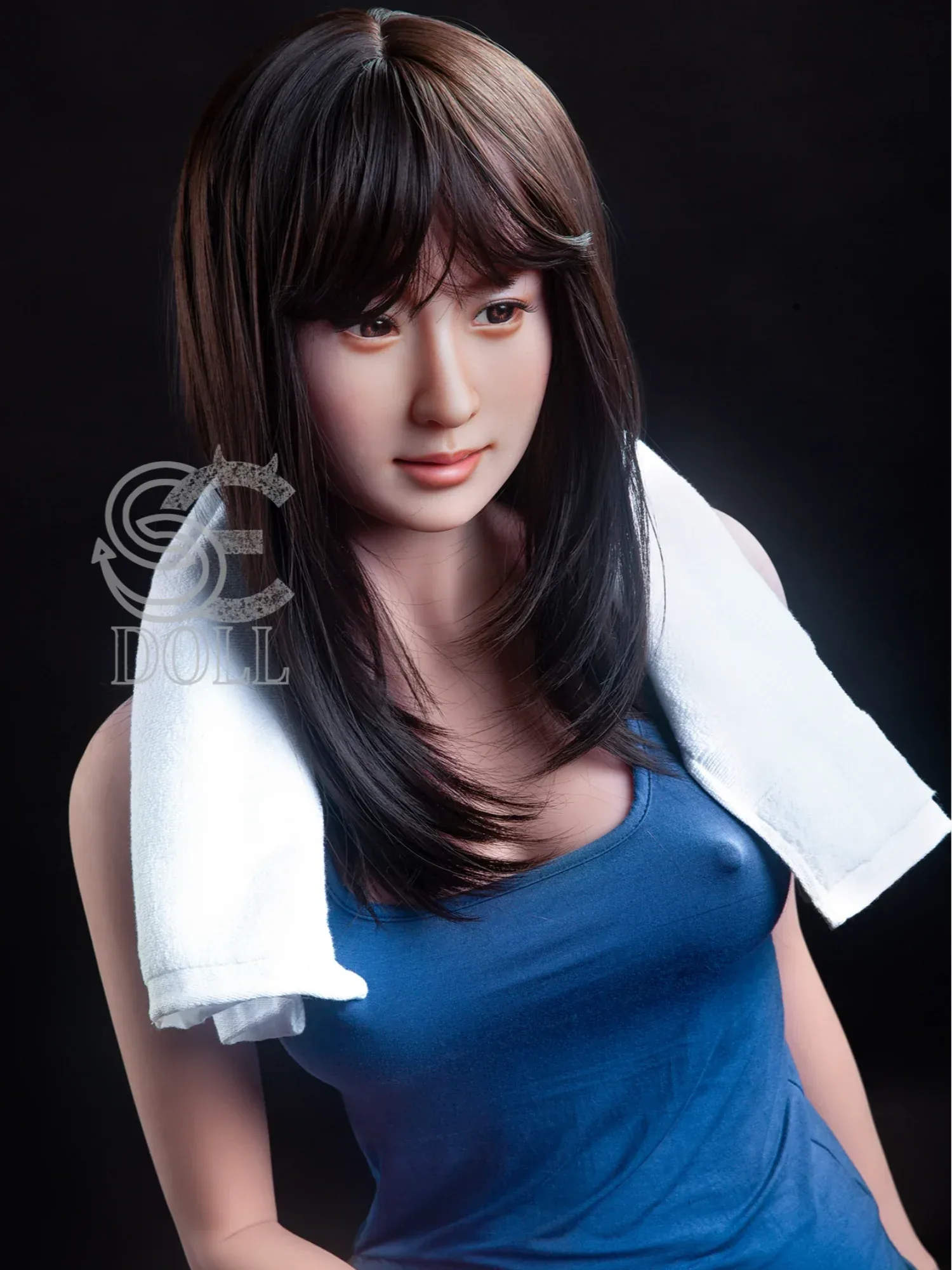 F3731-163cm(5.3ft)-37kg Gessica E Cup TPE Brunette Big Tits Cute Japanese Sex Doll|SE Doll view 4