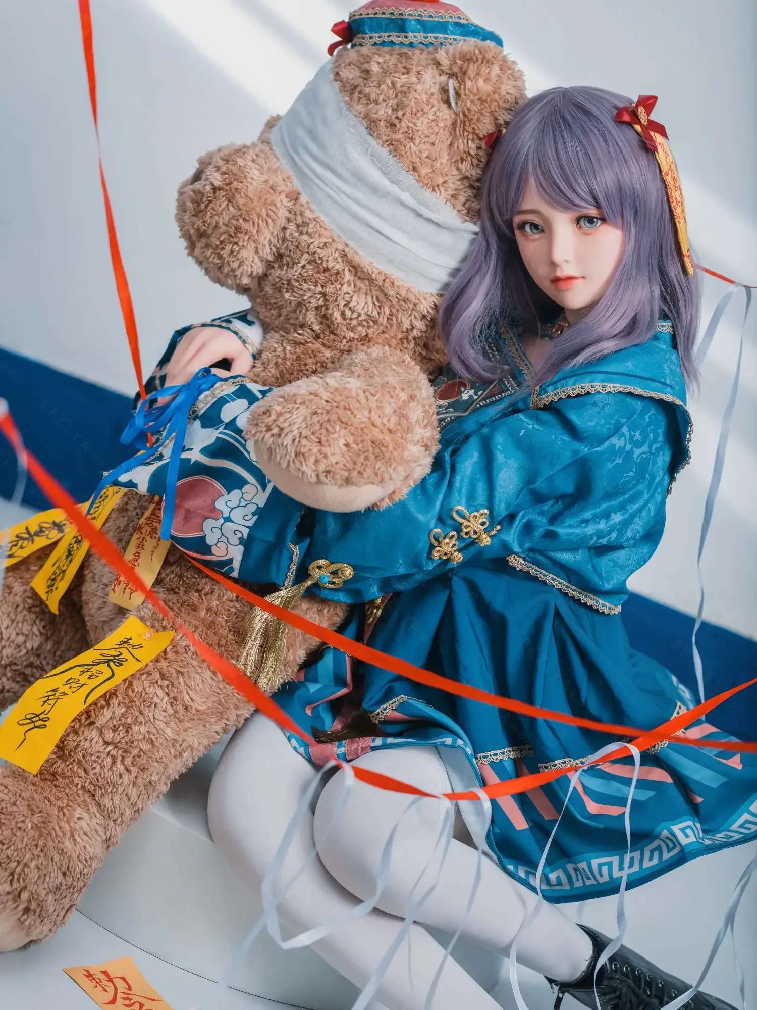 F4766-160cm(5.3ft)-34kg 2.2 B Cup Mini Asian Real Silicone ROS Chinese Sex Doll|Bezlya Doll view 6