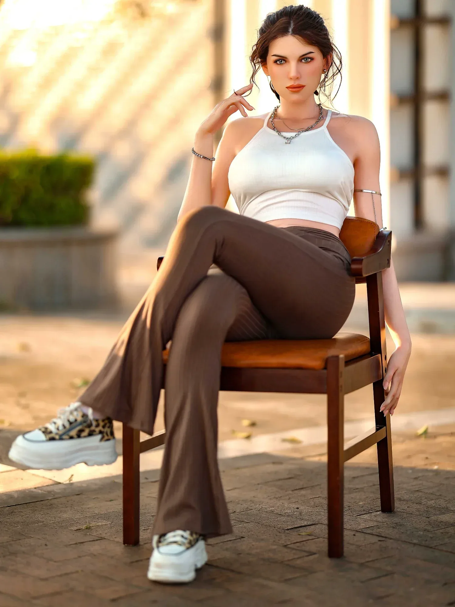 F8241—172cm(5.64ft)-42kg Silicone Full Size naked dolls Realistic|AZM Doll view 9