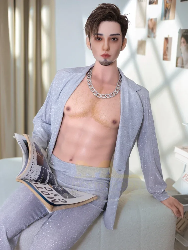 F2376-170cm\/5ft7-38kg Silicone Femboy Sex Doll Young Asian Male - Irontech Doll view 3
