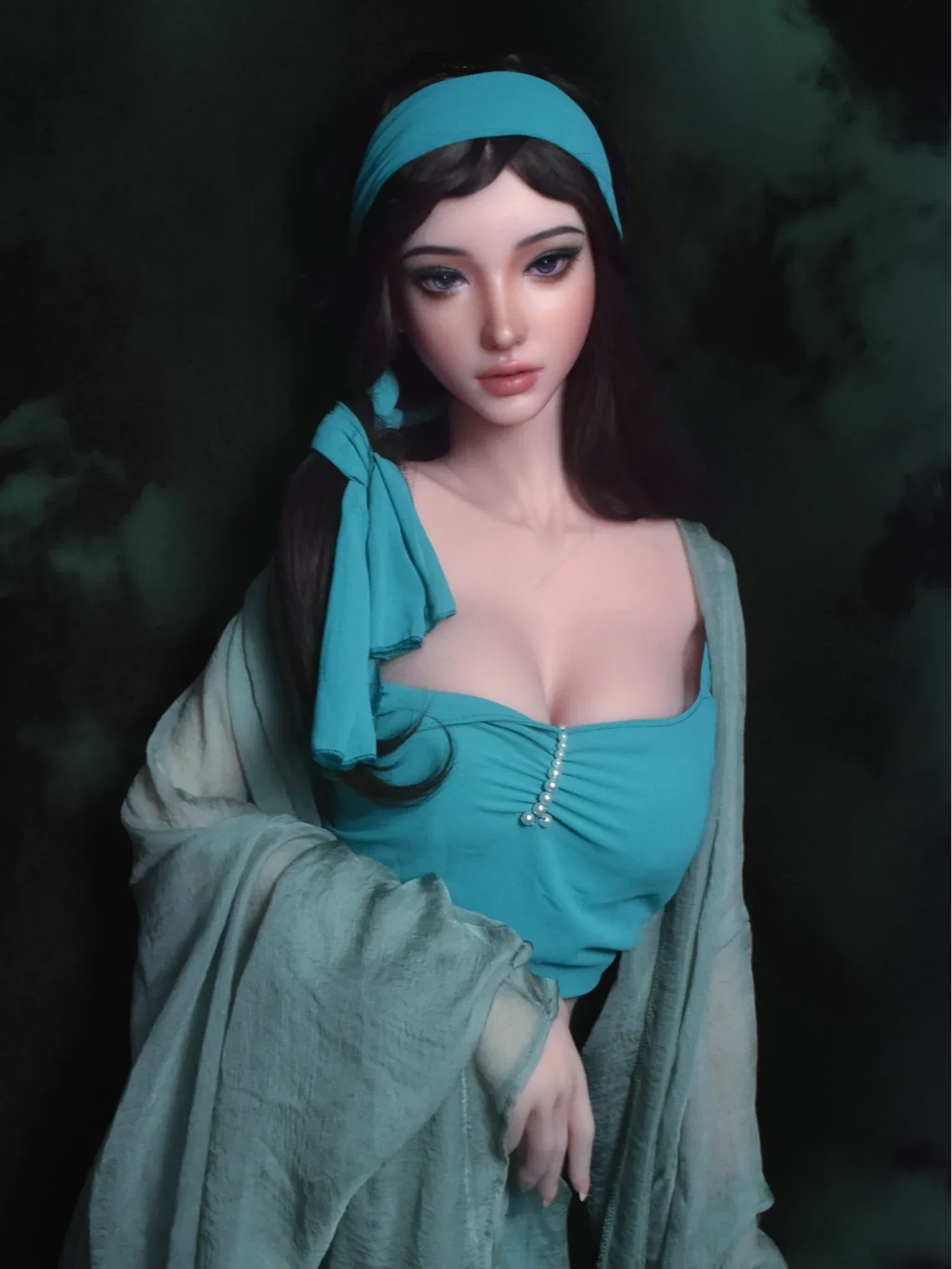 F1560-165cm\/5ft4(34.7kg) Full Silicone Sexy Chinese Robot Sex Dolls | Elsa Babe view 1