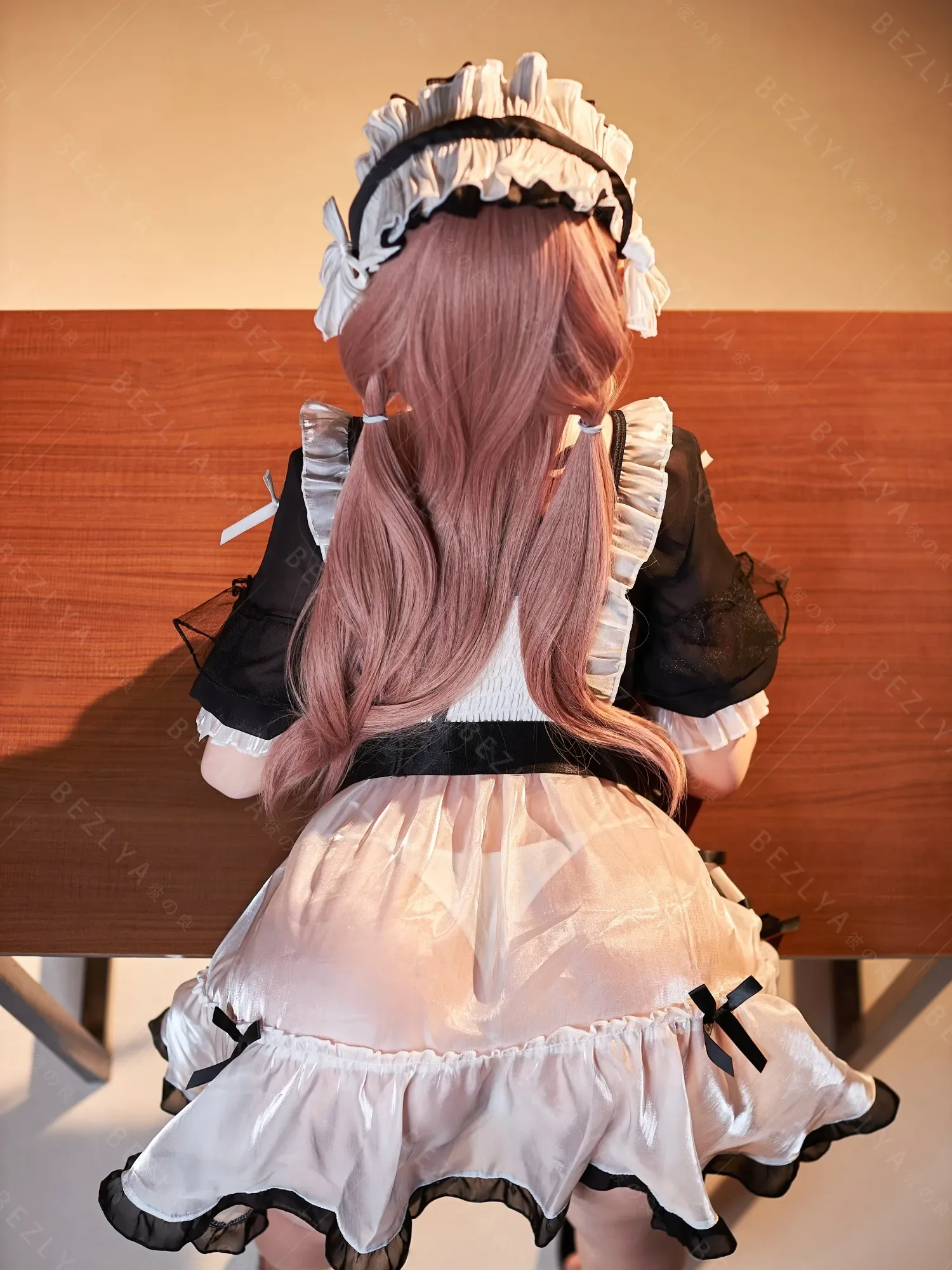 F7138-155cm(5.12ft)-34.5kg 2.1 I Cup Pink Twin Tails Maid Style Japanese Silicone Japanese Cosplay Sex Doll With 3 Love Holes Young Sex Doll｜Bezlya Doll view 9