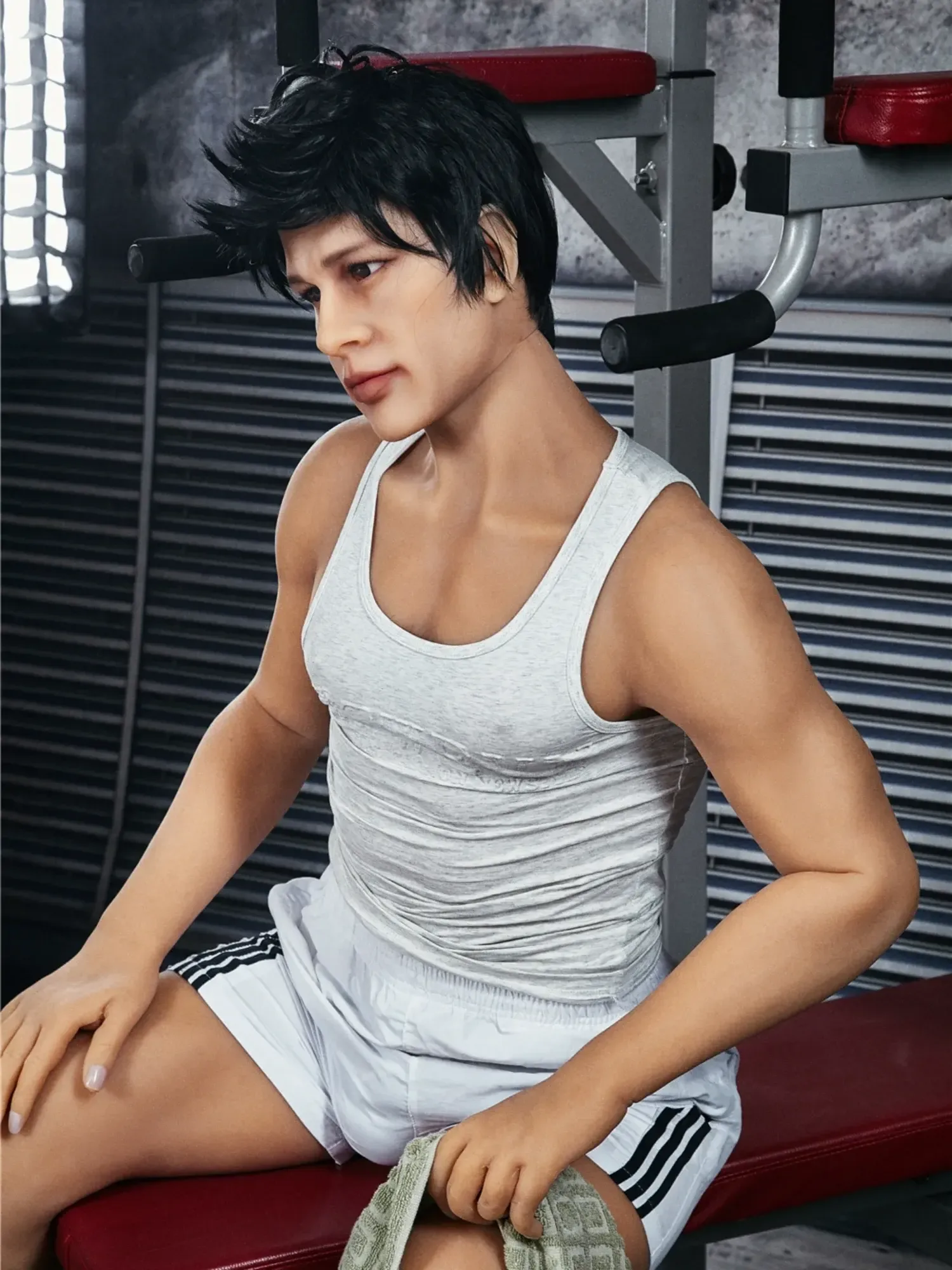 F4580-162cm(5ft3)-49kg Charles TPE Femboy Sex With A Male Sex Doll-Irontech Doll view 11