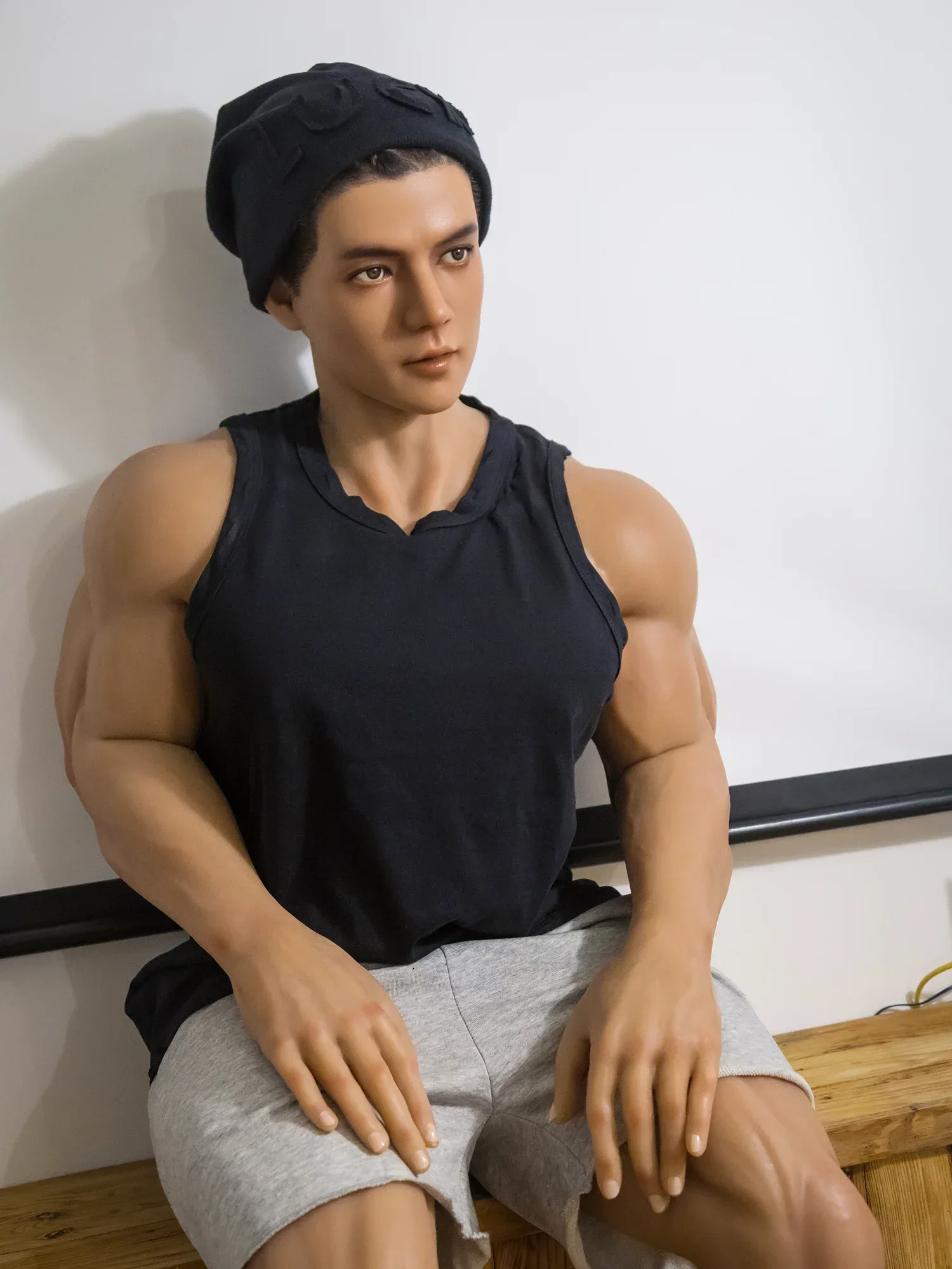 F4617-180cm\/5ft11-58kg Femboy Full Size Silicone Male Sex Doll With Penis | Qita doll view 12