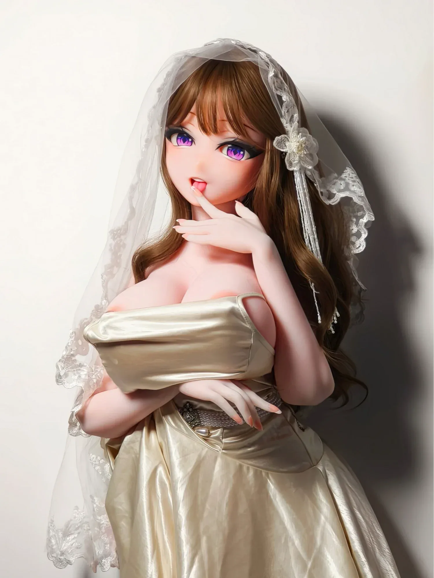 F9419-163cm\/5ft4-39kg Silicone Anime Hentai Female Sex Doll | Elsa Babe