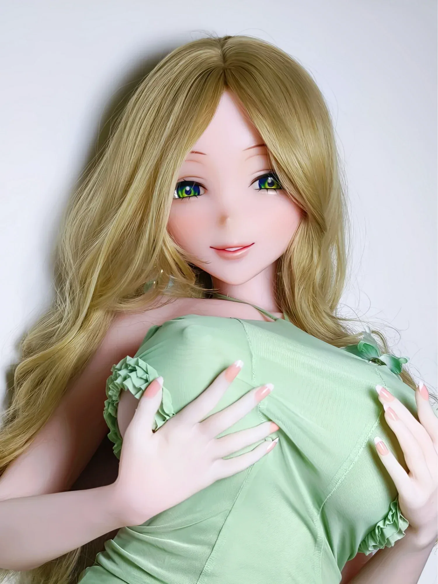 F9326-163cm\/5ft4-39kg Silicone Anime Life Sized Sex Dolls | Elsa Babe view 5