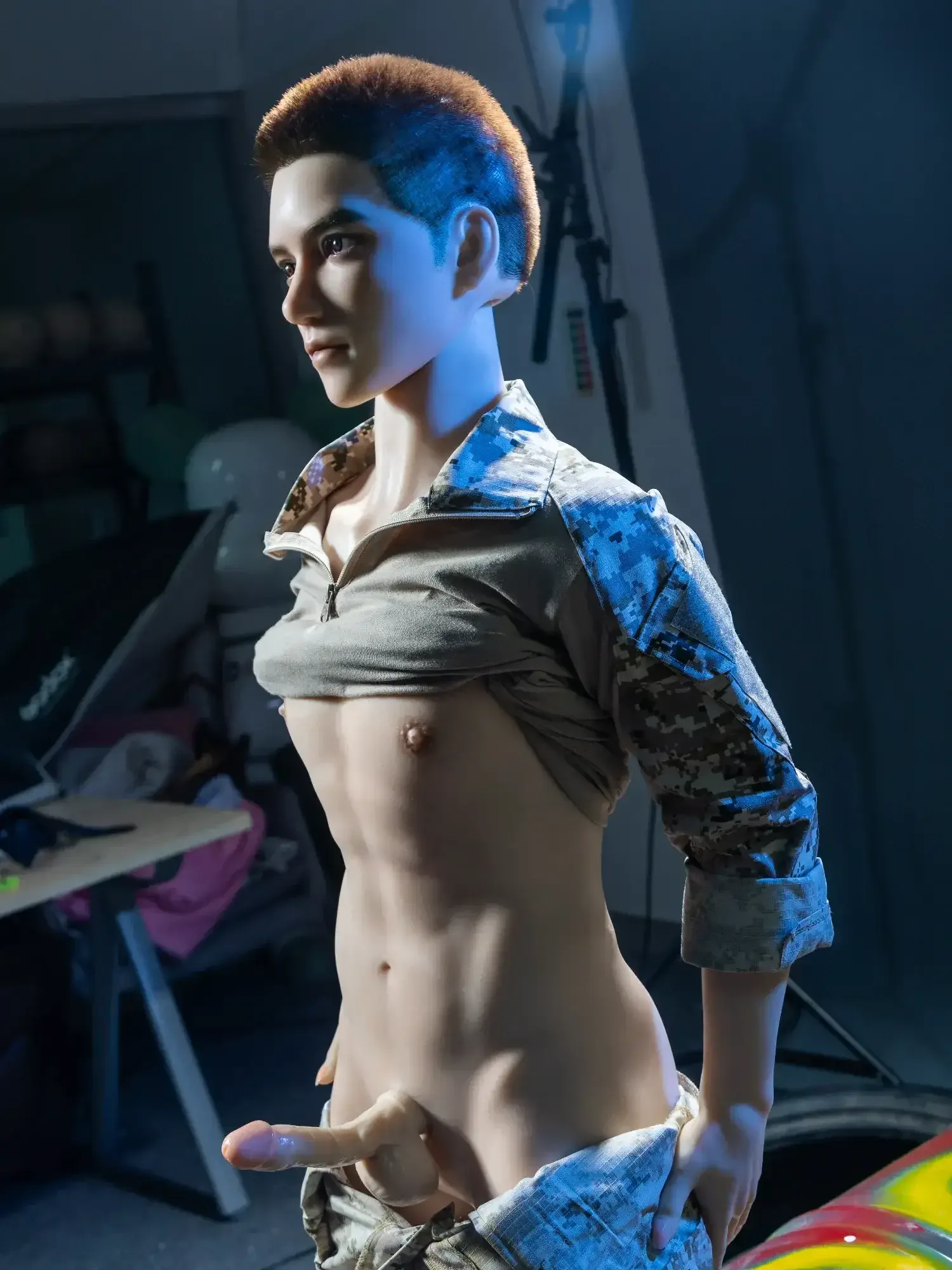 F4611-165cm\/5ft5-36.5kg Femboy Sex Dolls Realistic Silione Male - Qita doll view 9