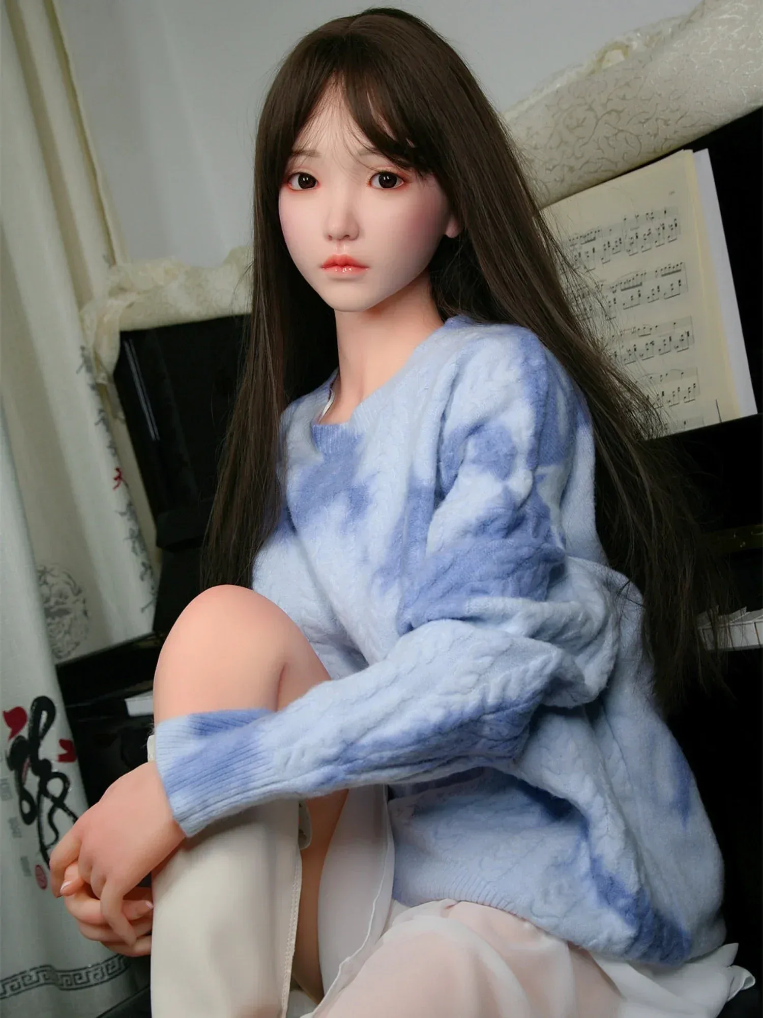 F5876—158cm\/5ft2-38kg C Cup Asian Silicone Head TPE Body Sex Doll | SHEDOLL view 4