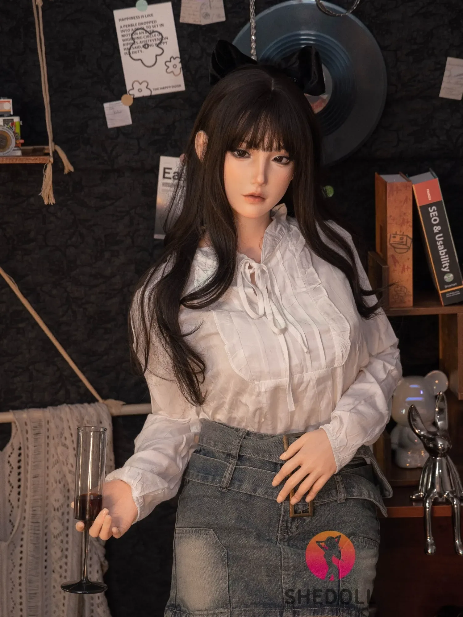 F6052—158cm\/5ft2-47kg C Cup Asian Silicone Sex Doll | SHEDOLL