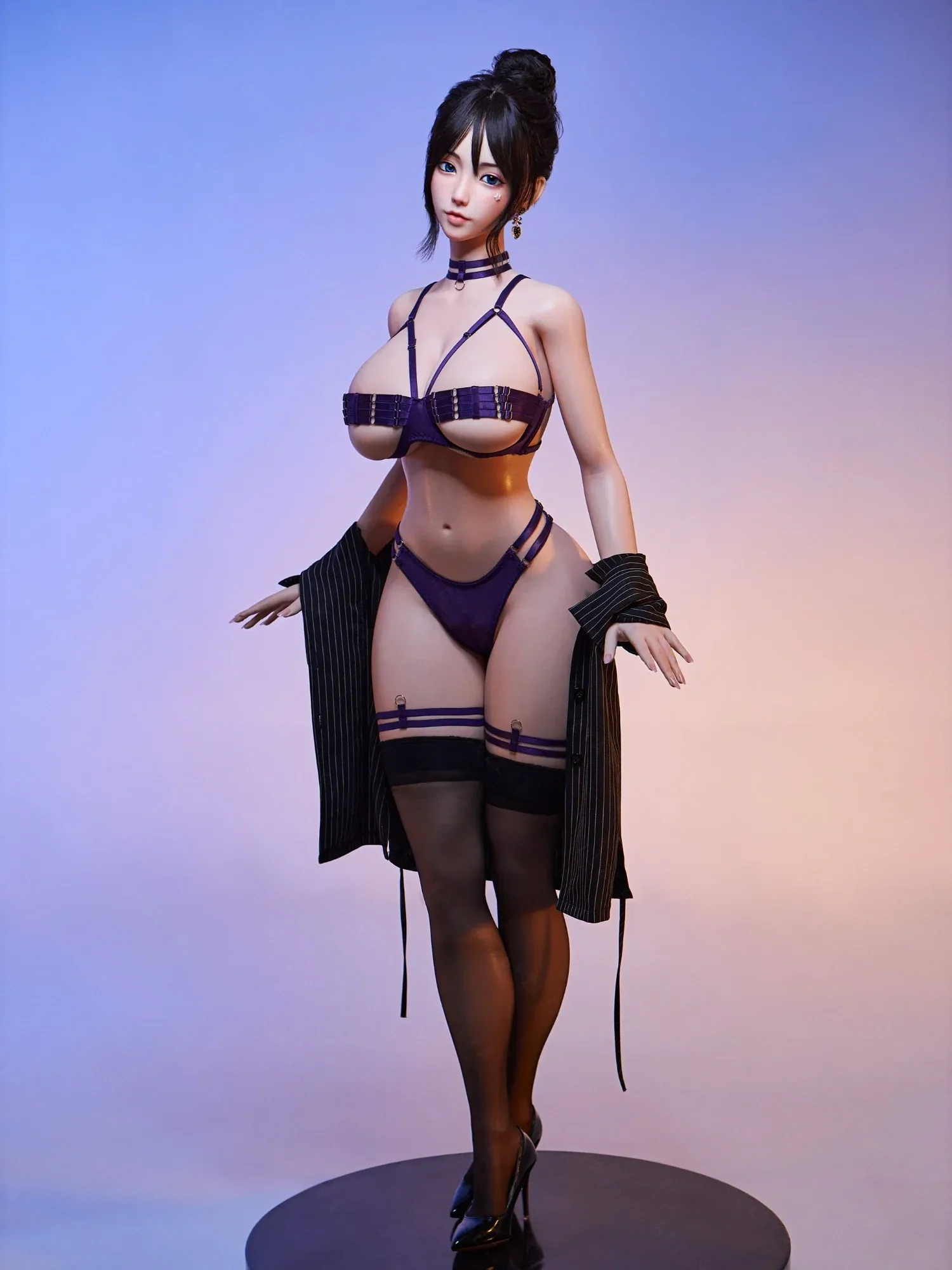 F7119-161cm(5.28ft)-32.8kg 2.2 I Cup Asian Real Silicone Japanese Office Lady Sex Doll|AITIA Doll view 10