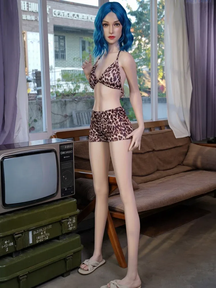 F7666-170cm\/5ft7-27kg A Cup Silicone Flat Chest Full Body Sex Doll Eiko|Doll Castle view 4